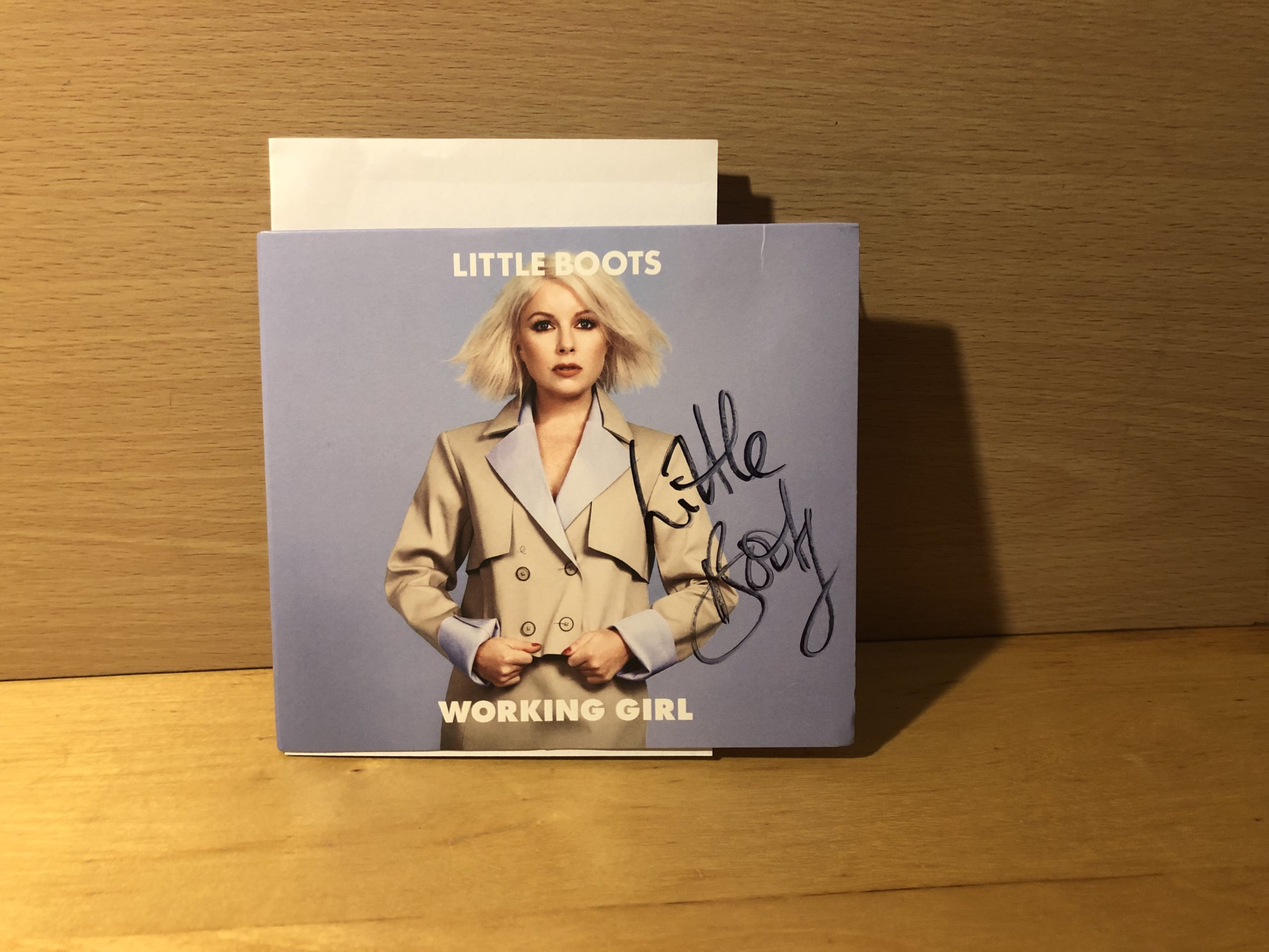 Little Boots Signed CD Cover Little Boots Signed CD Cover