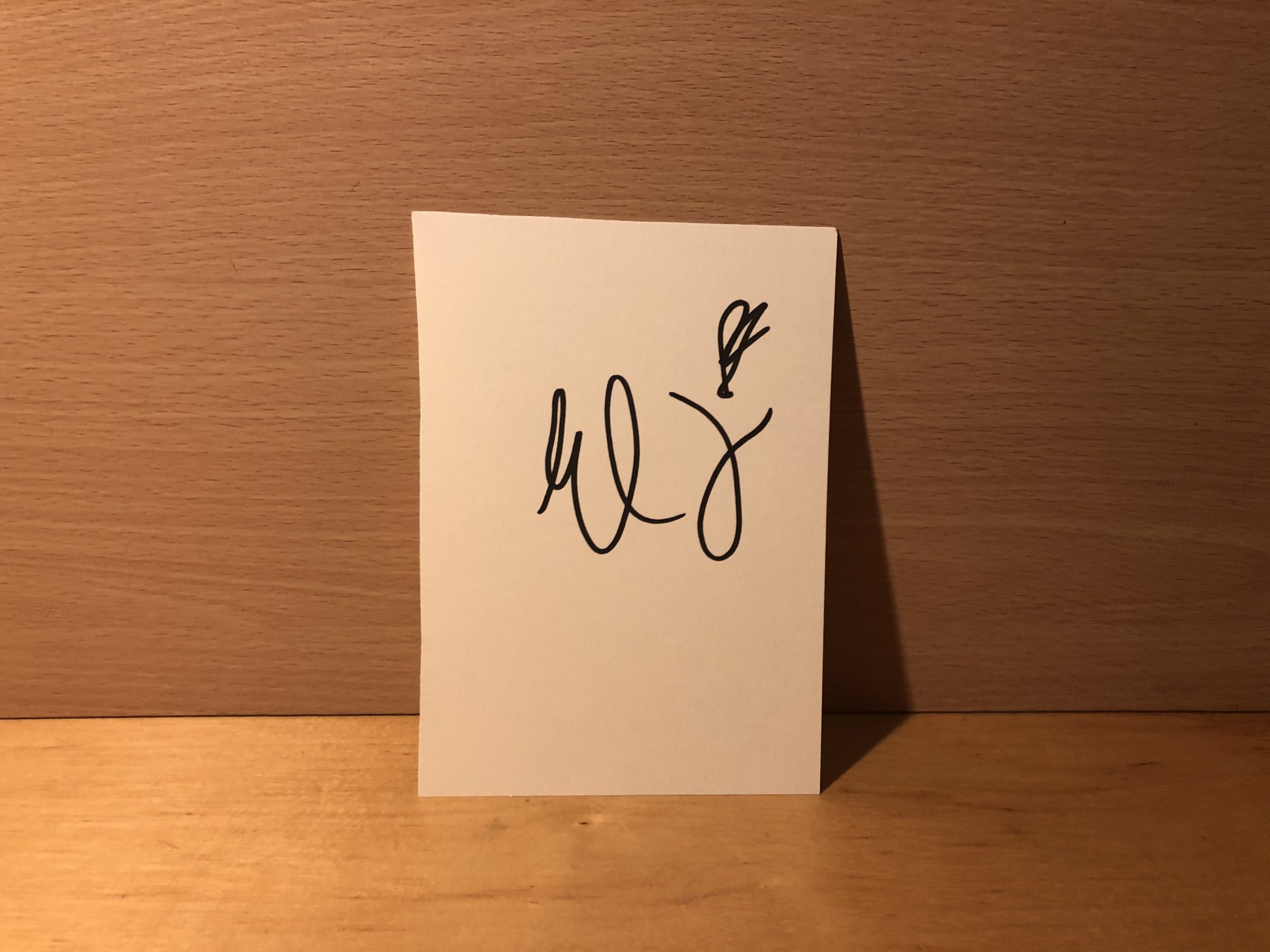 Elle King Signed White Card Elle King Signed White Card
