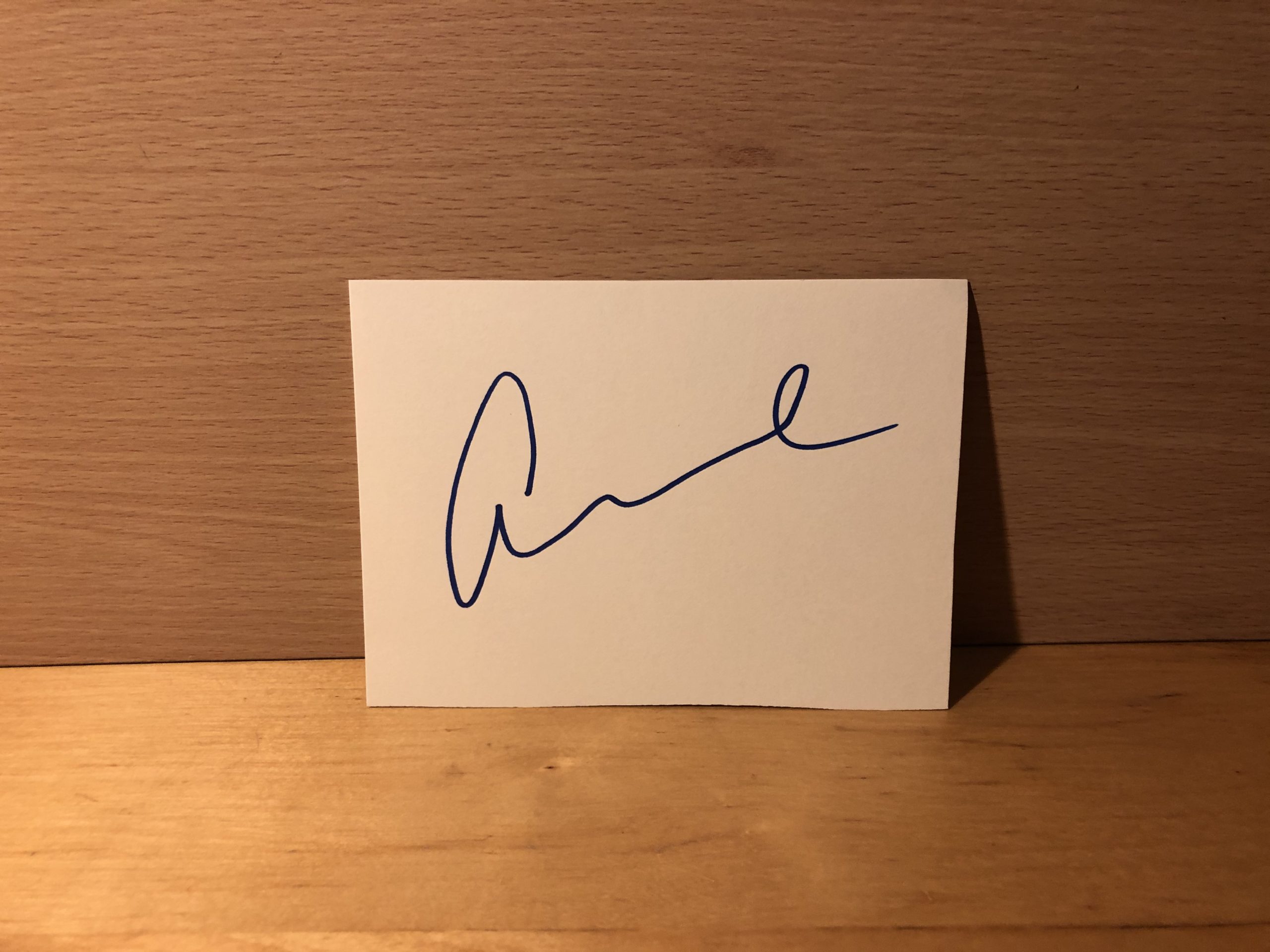 Emma Willis Signed White Card Emma Willis Signed White Card