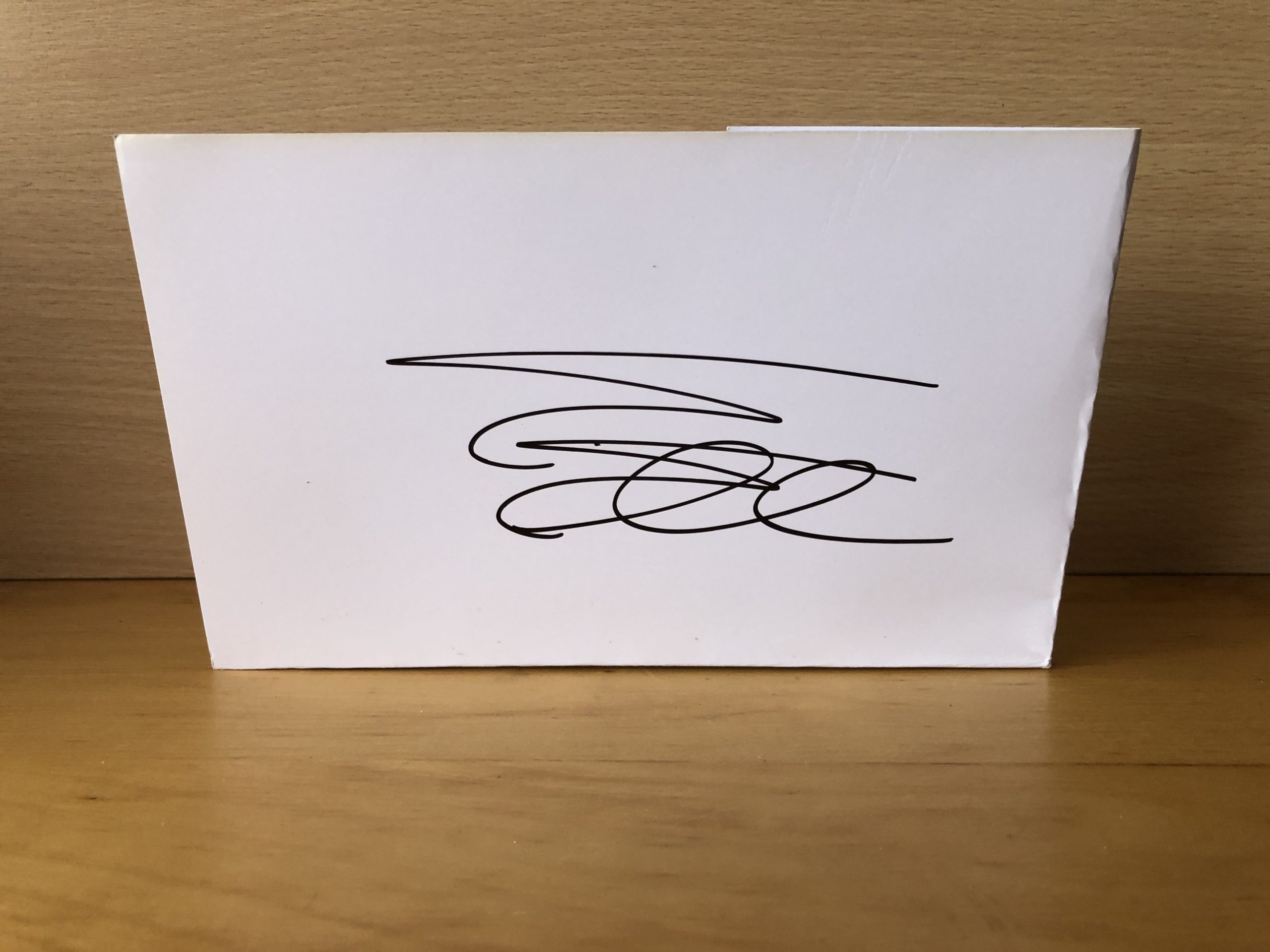 Sylvester Stallone Signed White Card Sylvester Stallone Signed White Card
