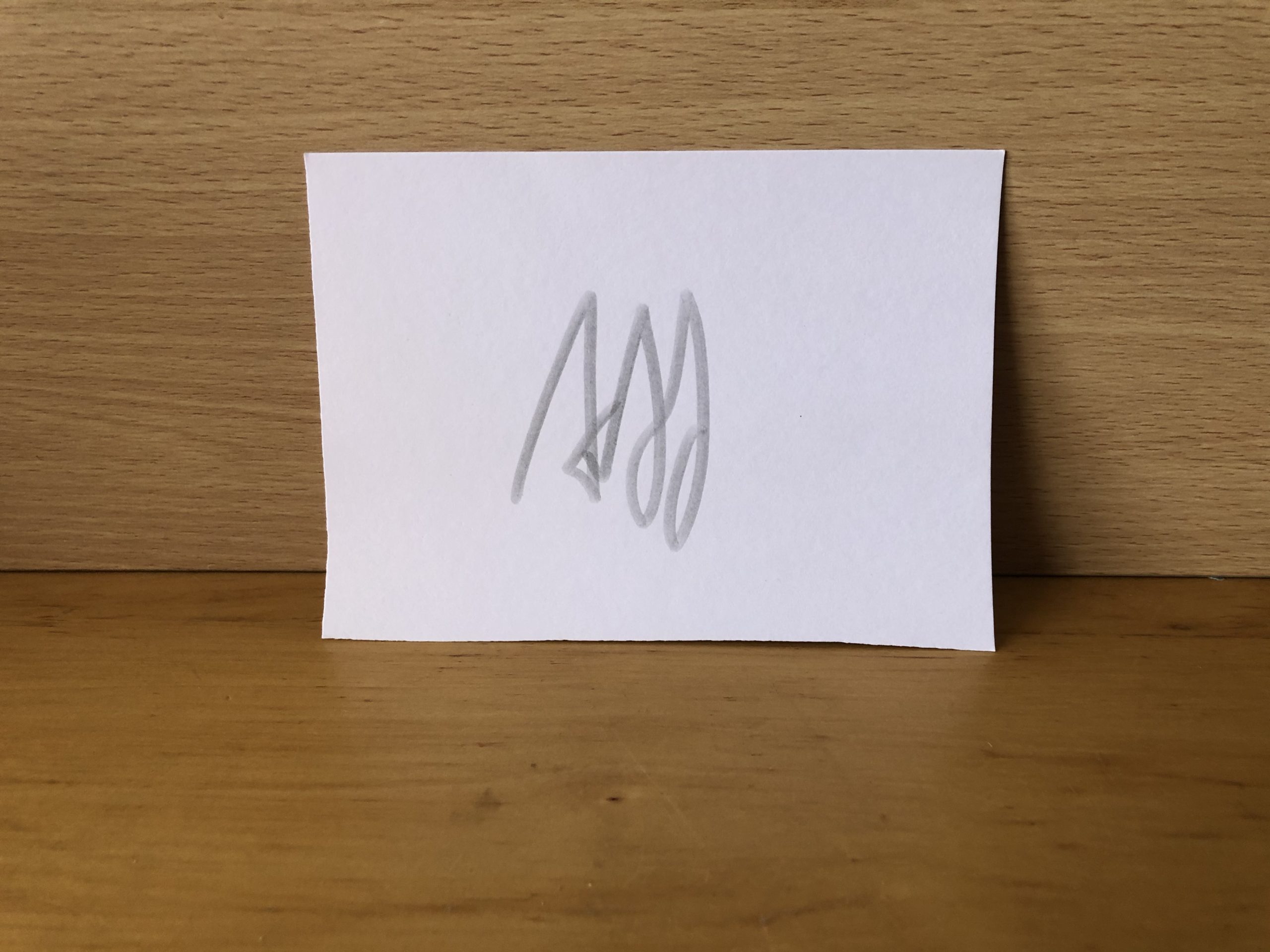 Alfie Allen Signed White Card Alfie Allen Signed White Card
