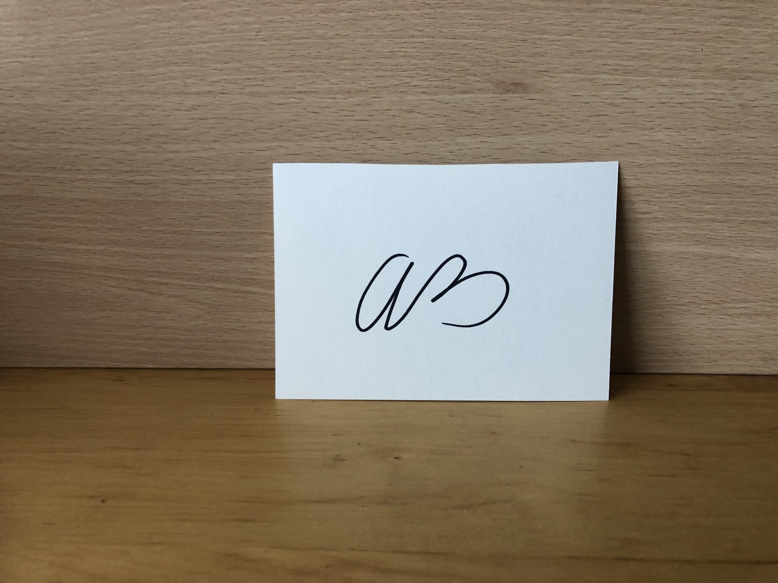 Orlando Bloom Signed White Card Orlando Bloom Signed White Card