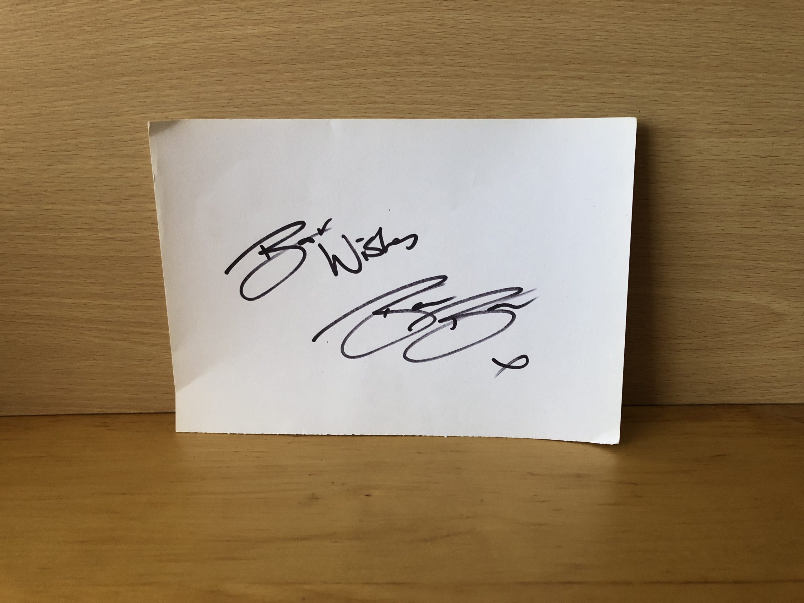 Unknown Signed White A5 Paper Unknown Signed White A5 Paper