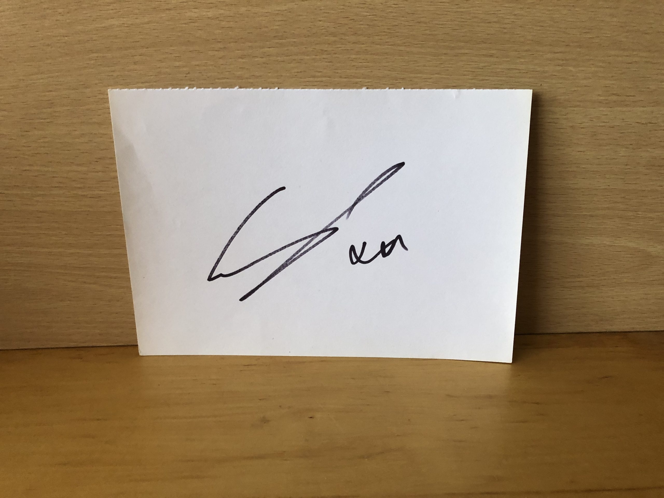 Unknown Signed White A5 Paper Unknown Signed White A5 Paper