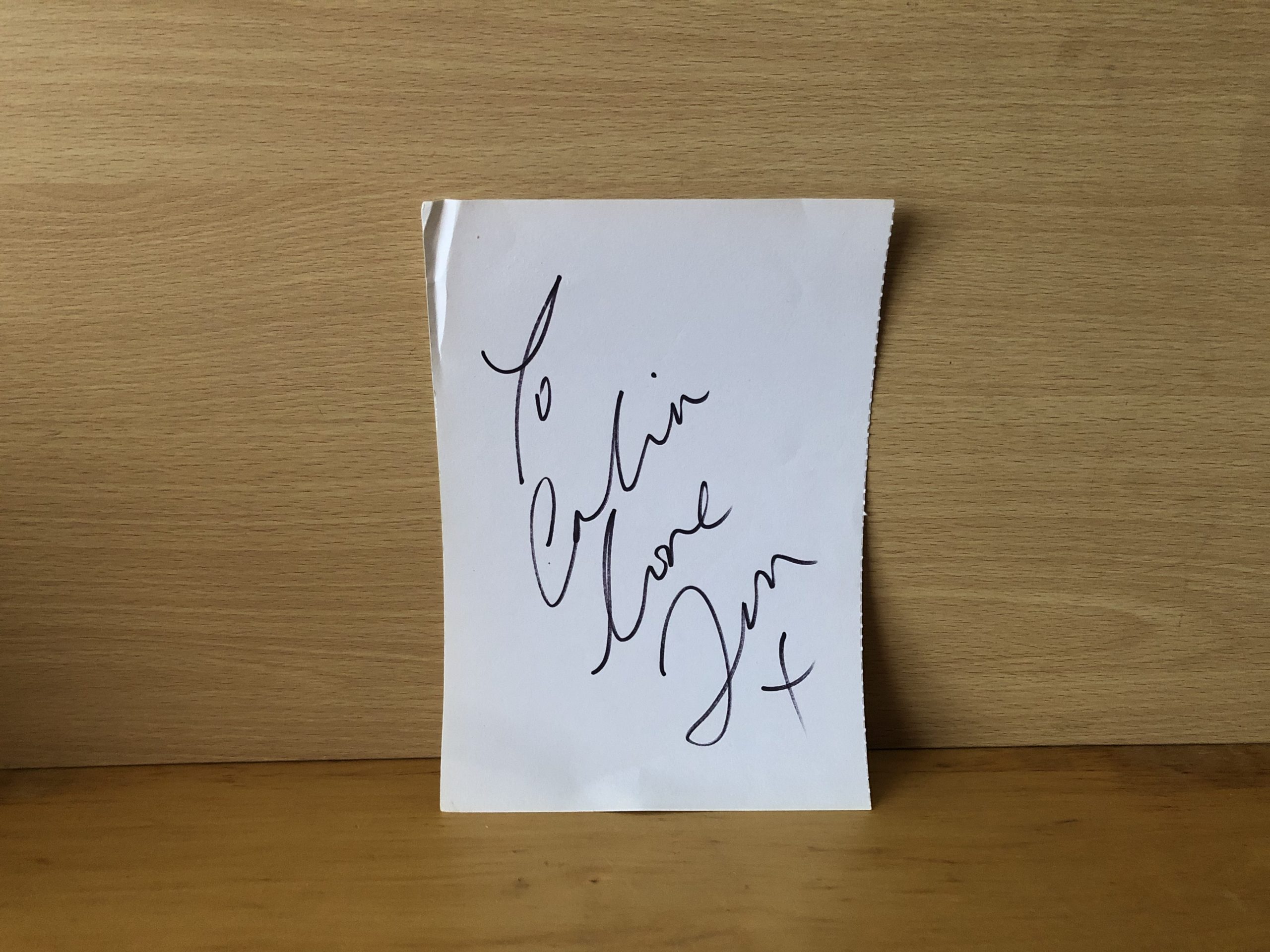 Unknown Signed White A5 Paper Unknown Signed White A5 Paper
