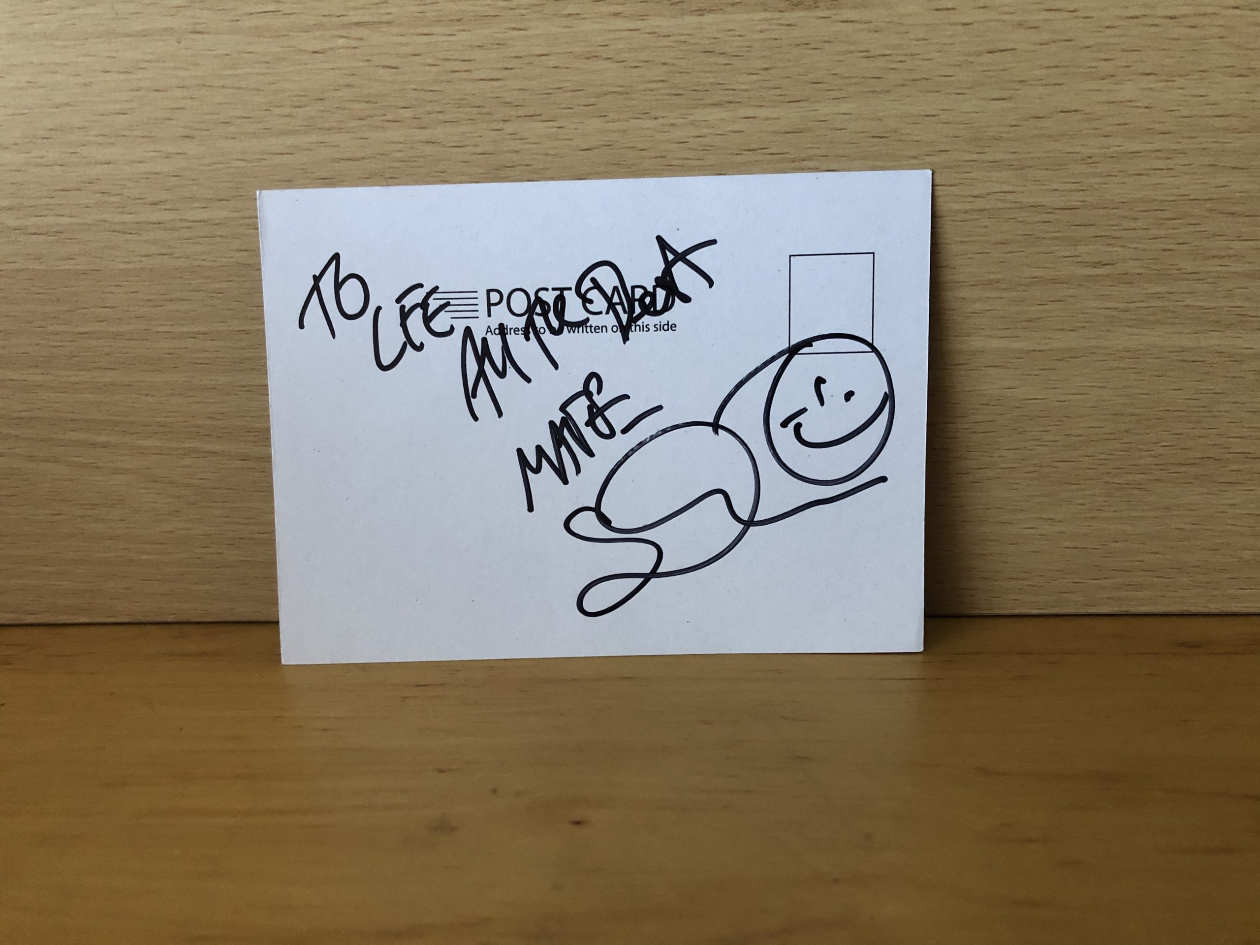 Stephen Graham Signed White Card Stephen Graham Signed White Card