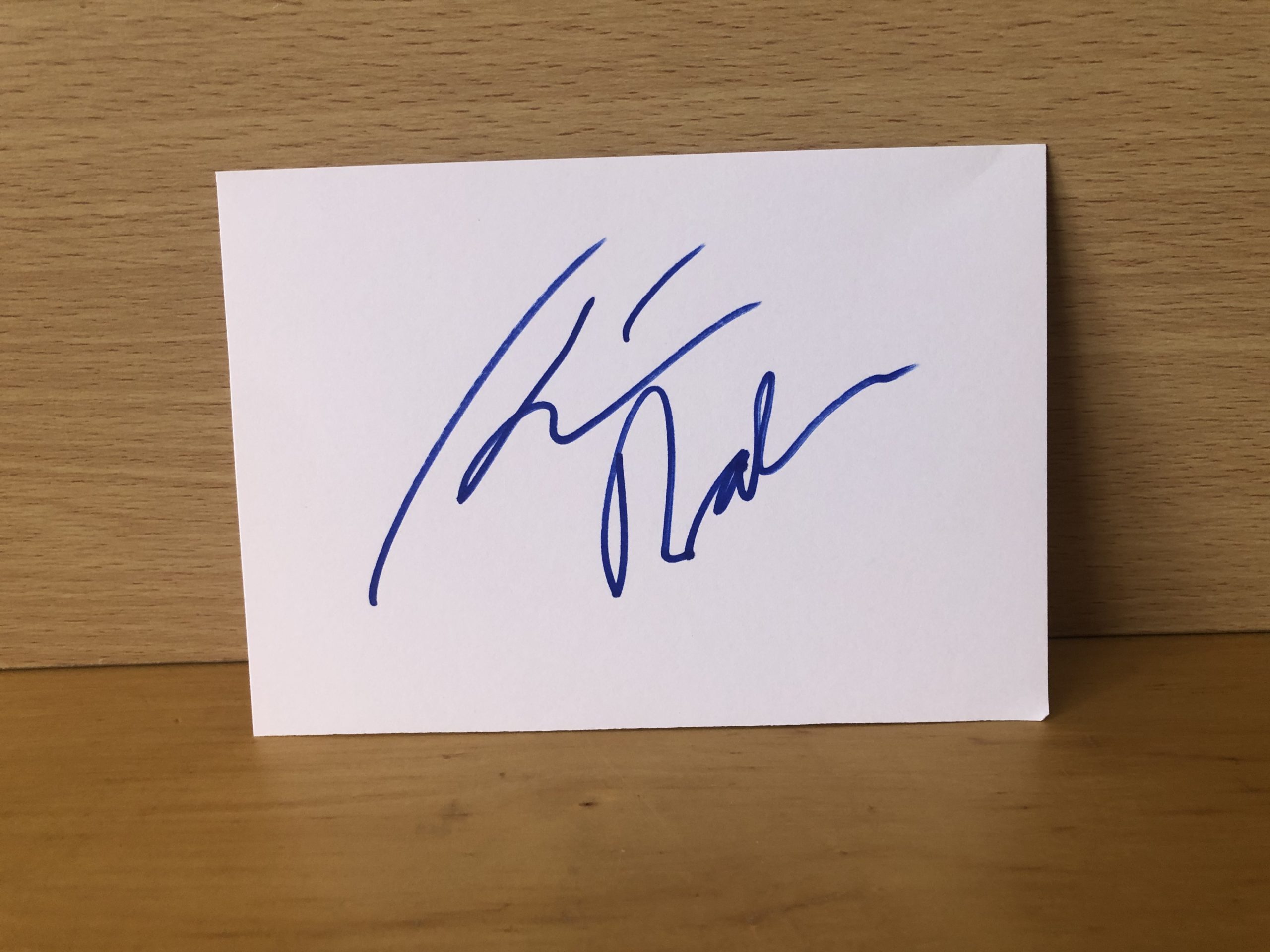 Tim Roth Signed White Card Tim Roth Signed White Card