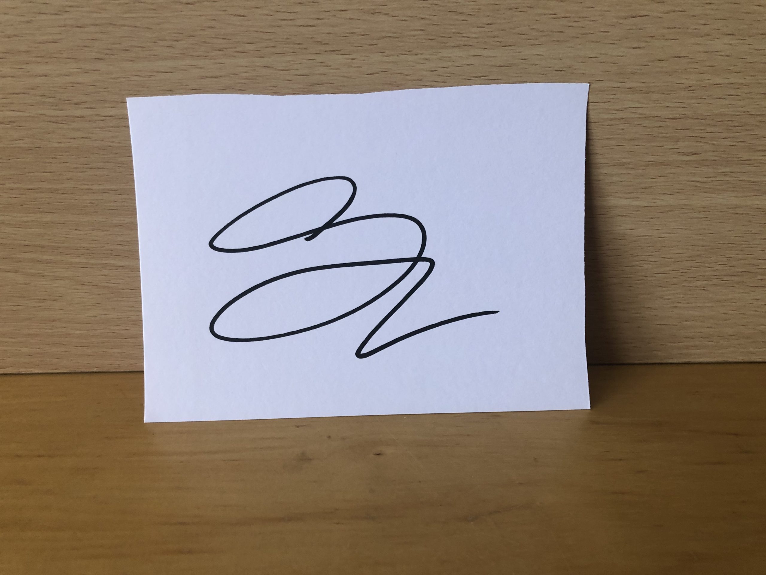 Gary Oldman Signed White Card Gary Oldman Signed White Card