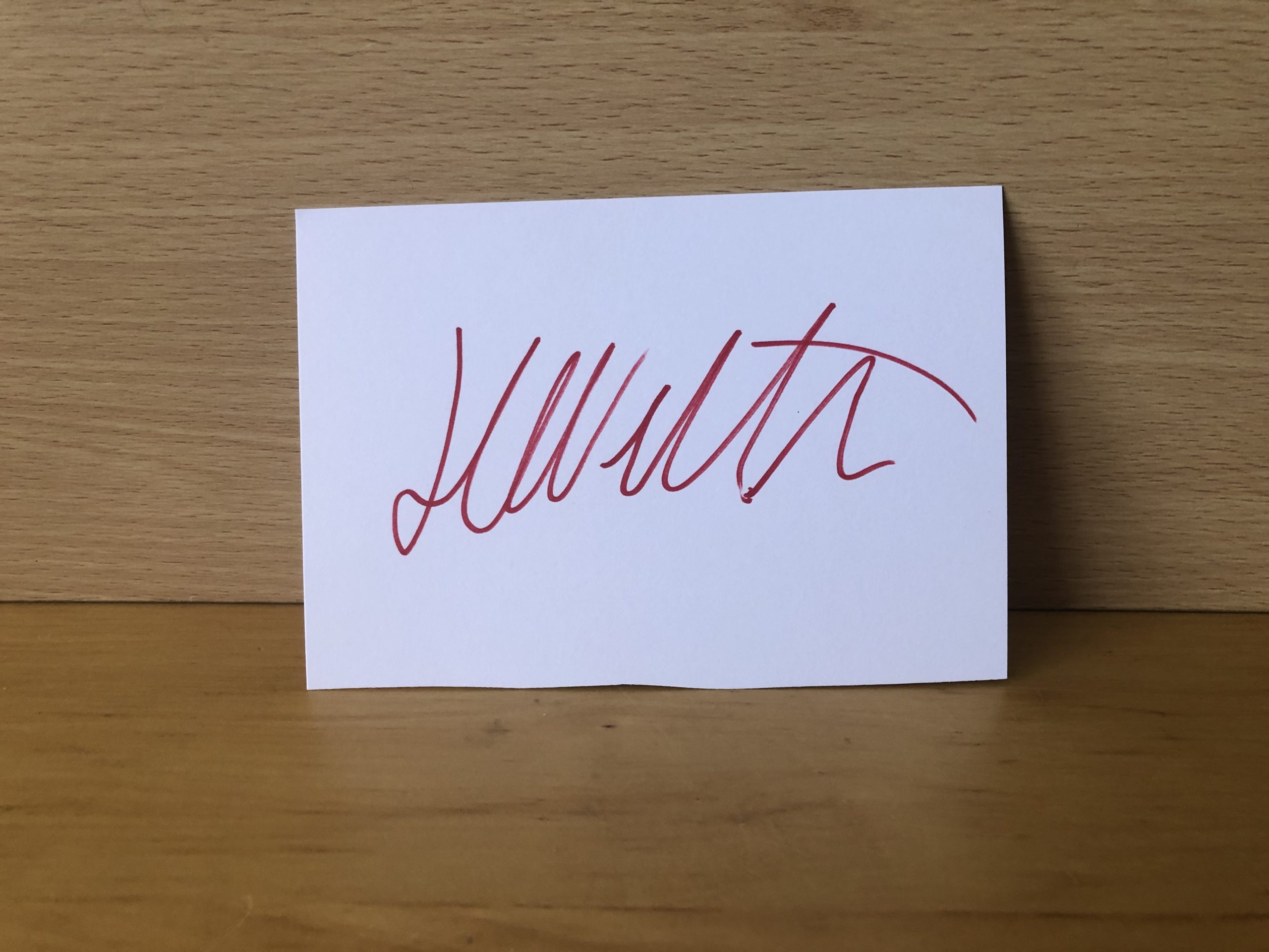 Heather Watson Signed White Card Heather Watson Signed White Card