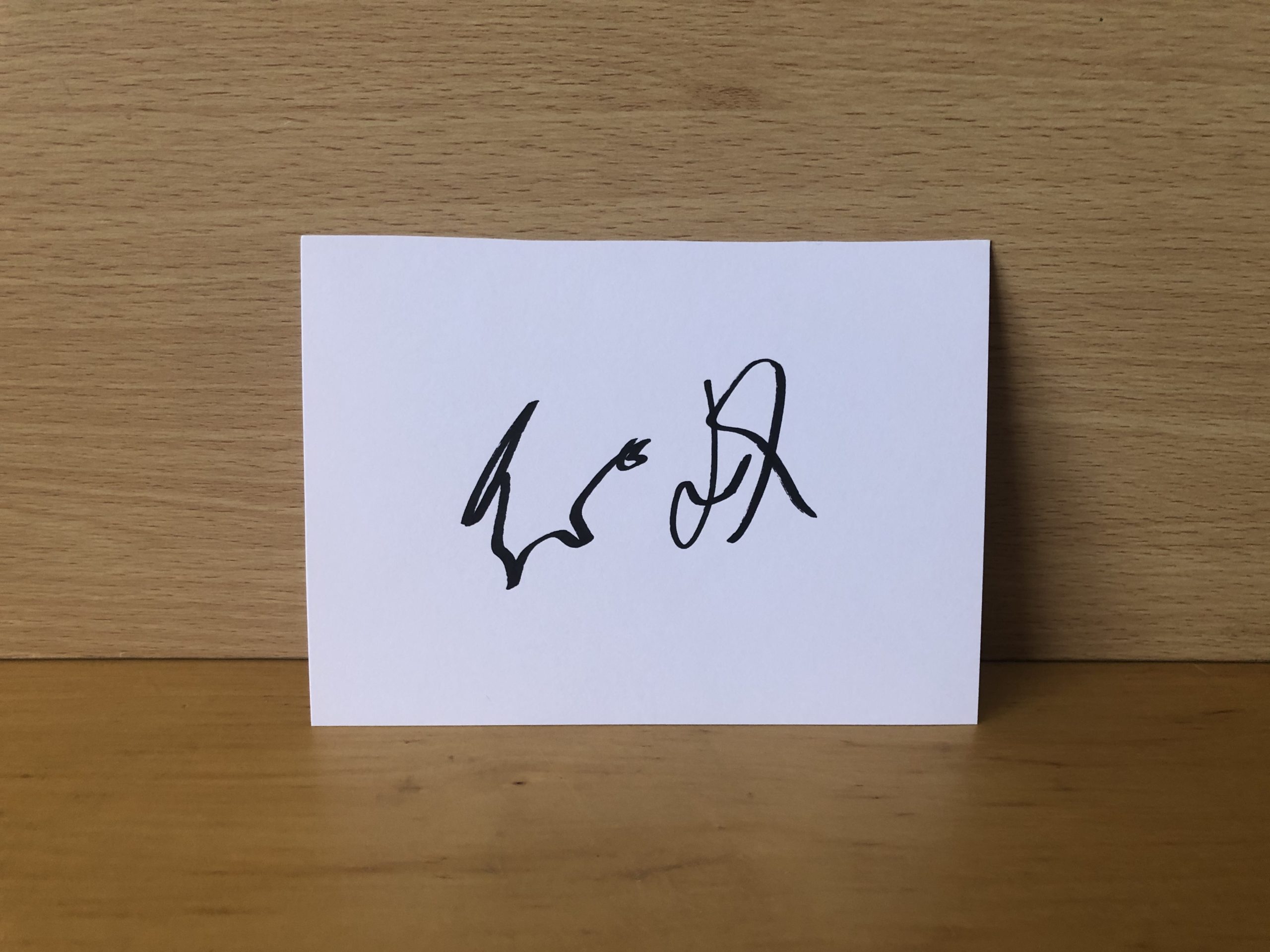 Evanna Lynch Signed White Card Evanna Lynch Signed White Card
