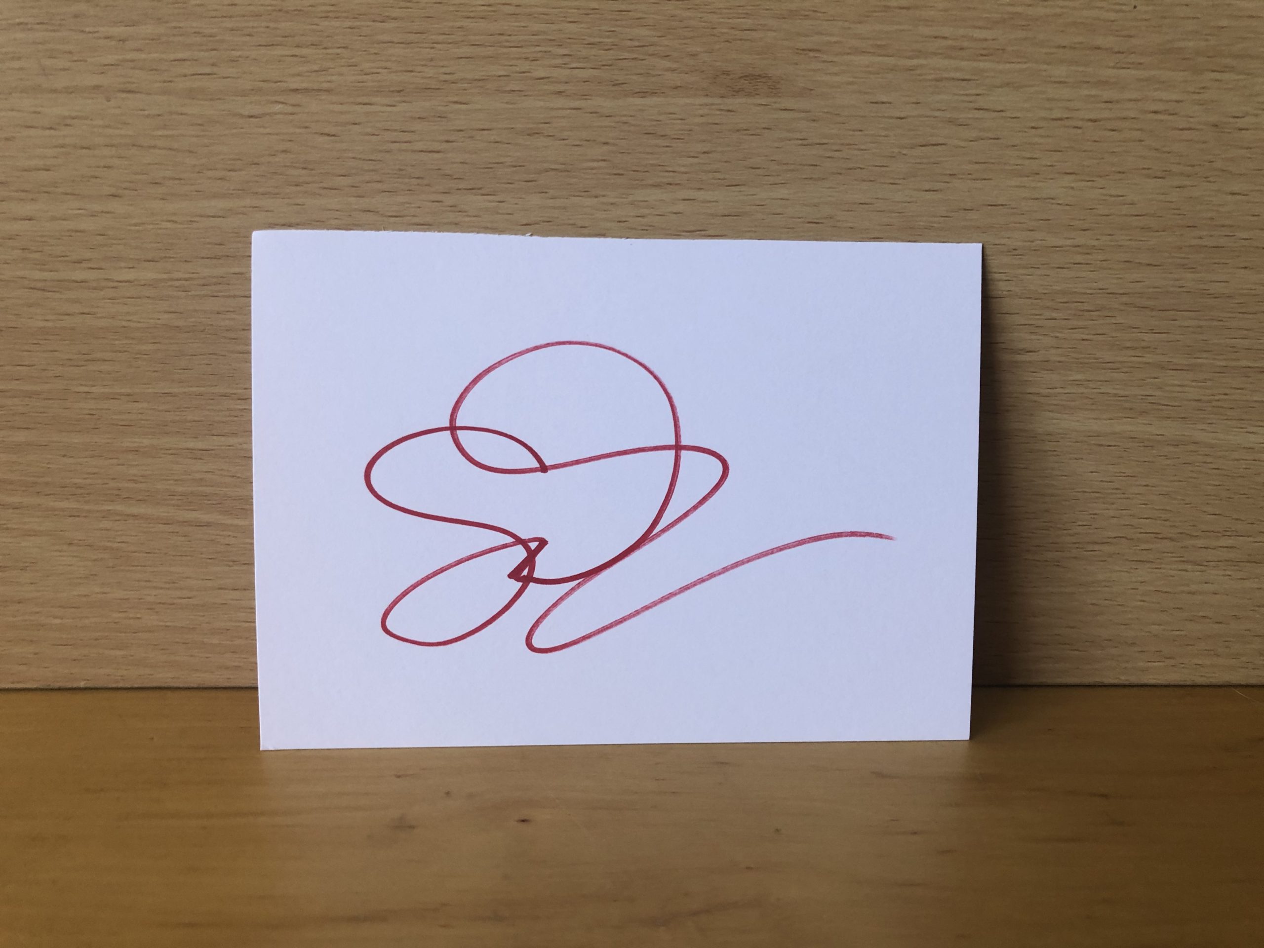 Susan Sarandon Signed White Card Susan Sarandon Signed White Card