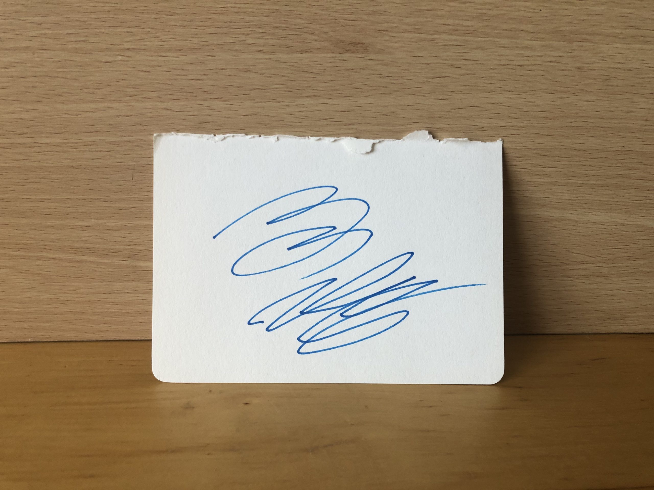 Greg Grunberg Signed White Card Greg Grunberg Signed White Card
