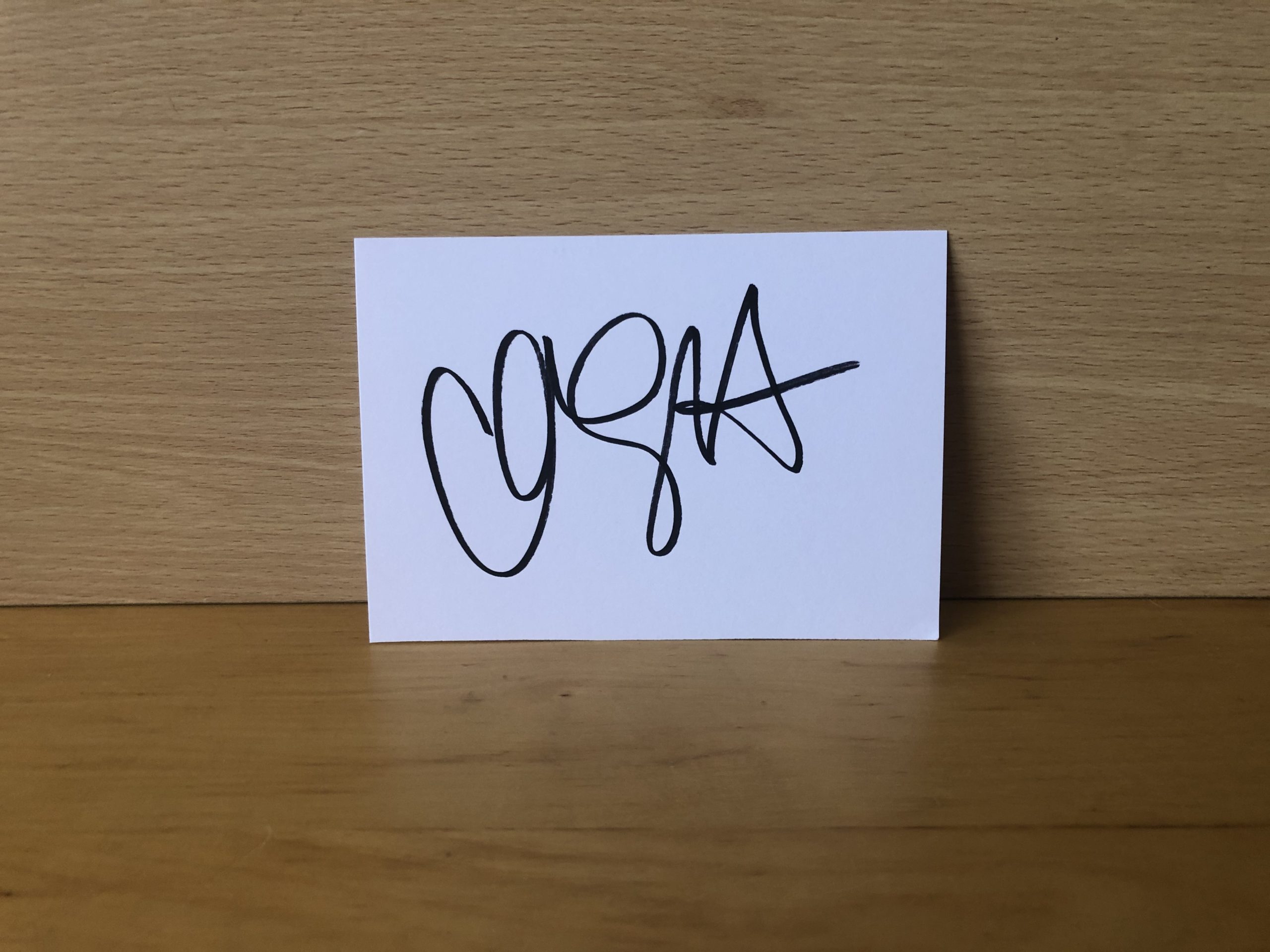 Christian Slater Signed White Card Christian Slater Signed White Card