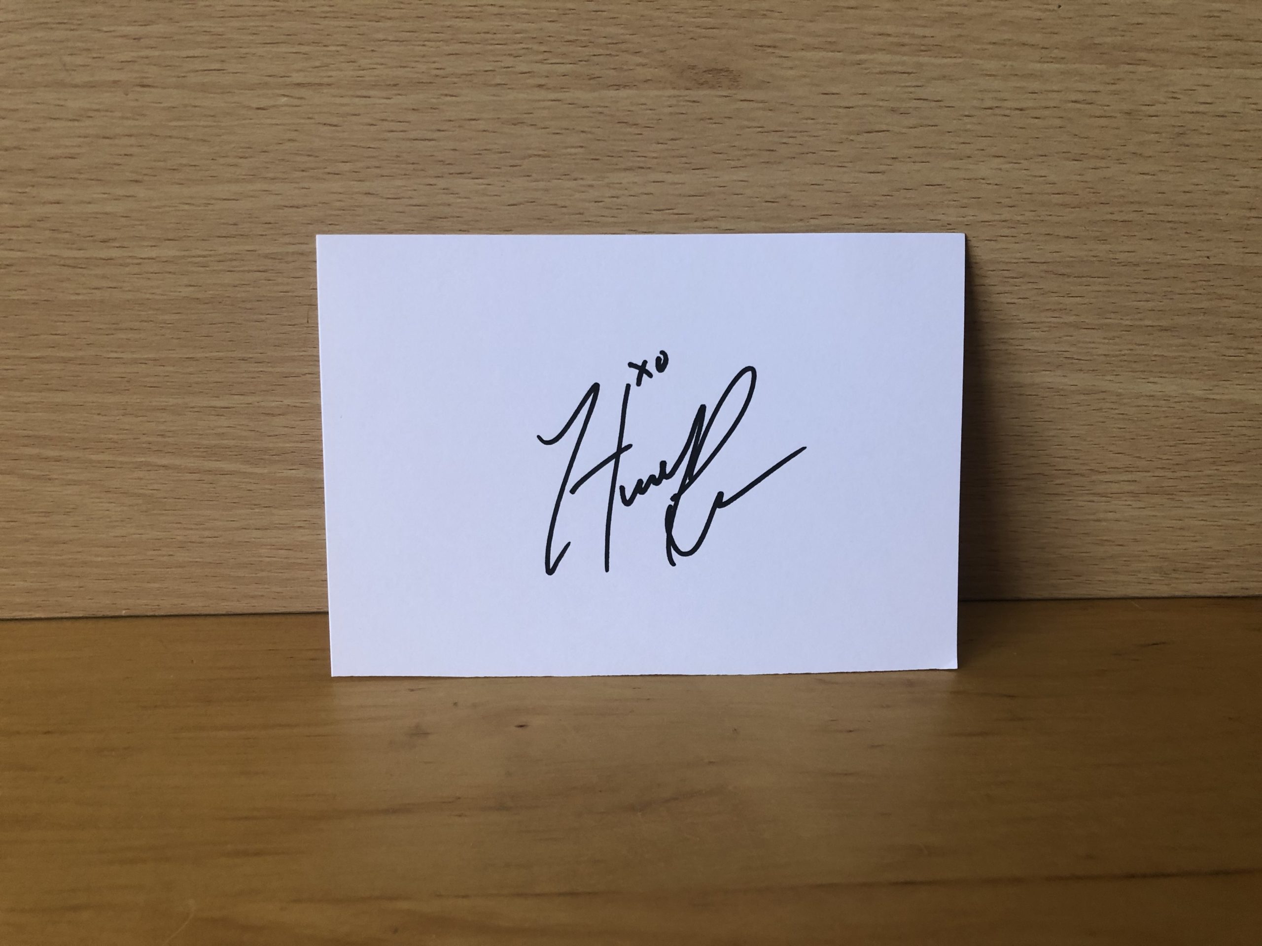 Jennifer Rubin Signed White Card Jennifer Rubin Signed White Card