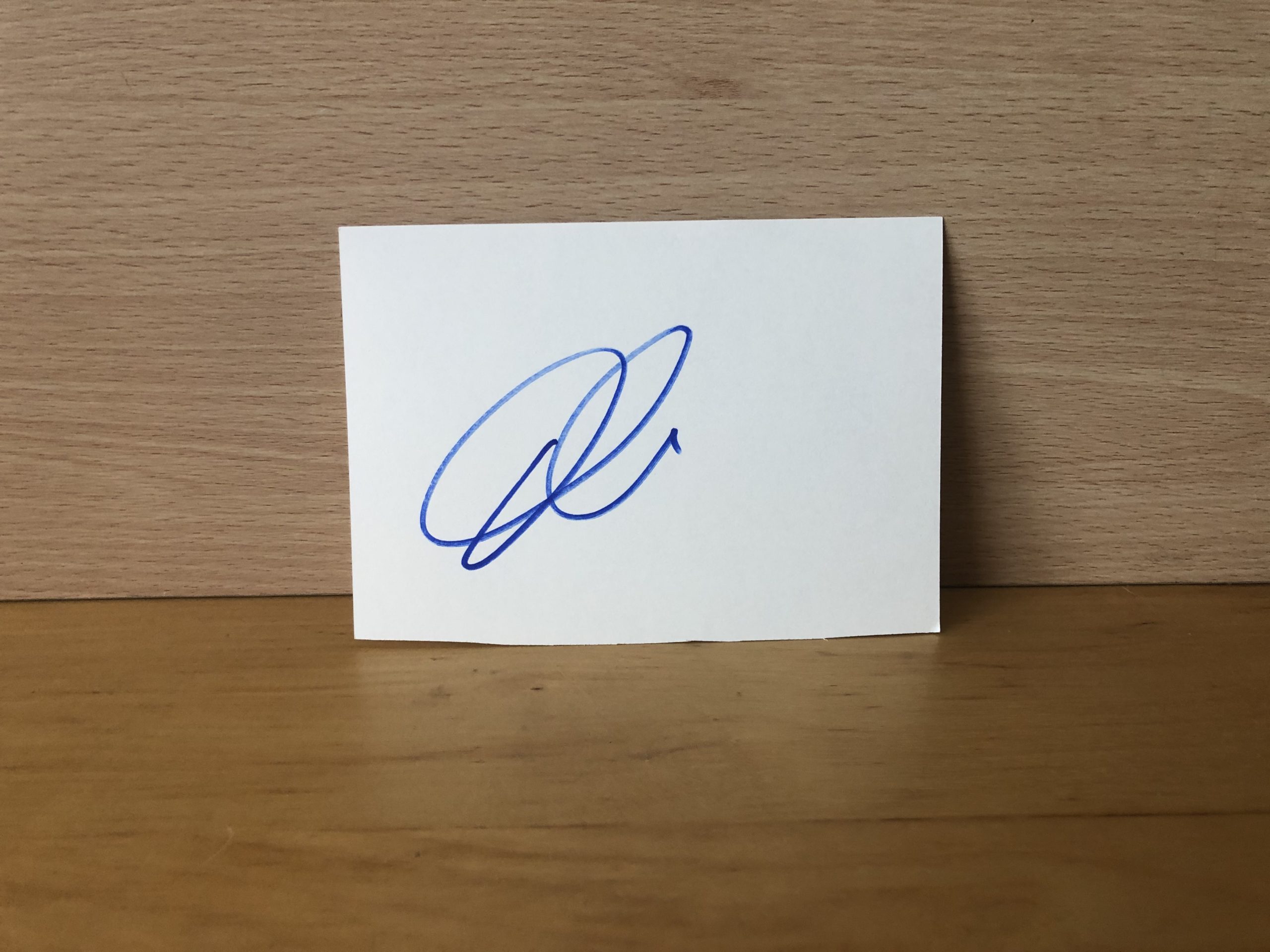Karen Carney Signed White Card Karen Carney Signed White Card