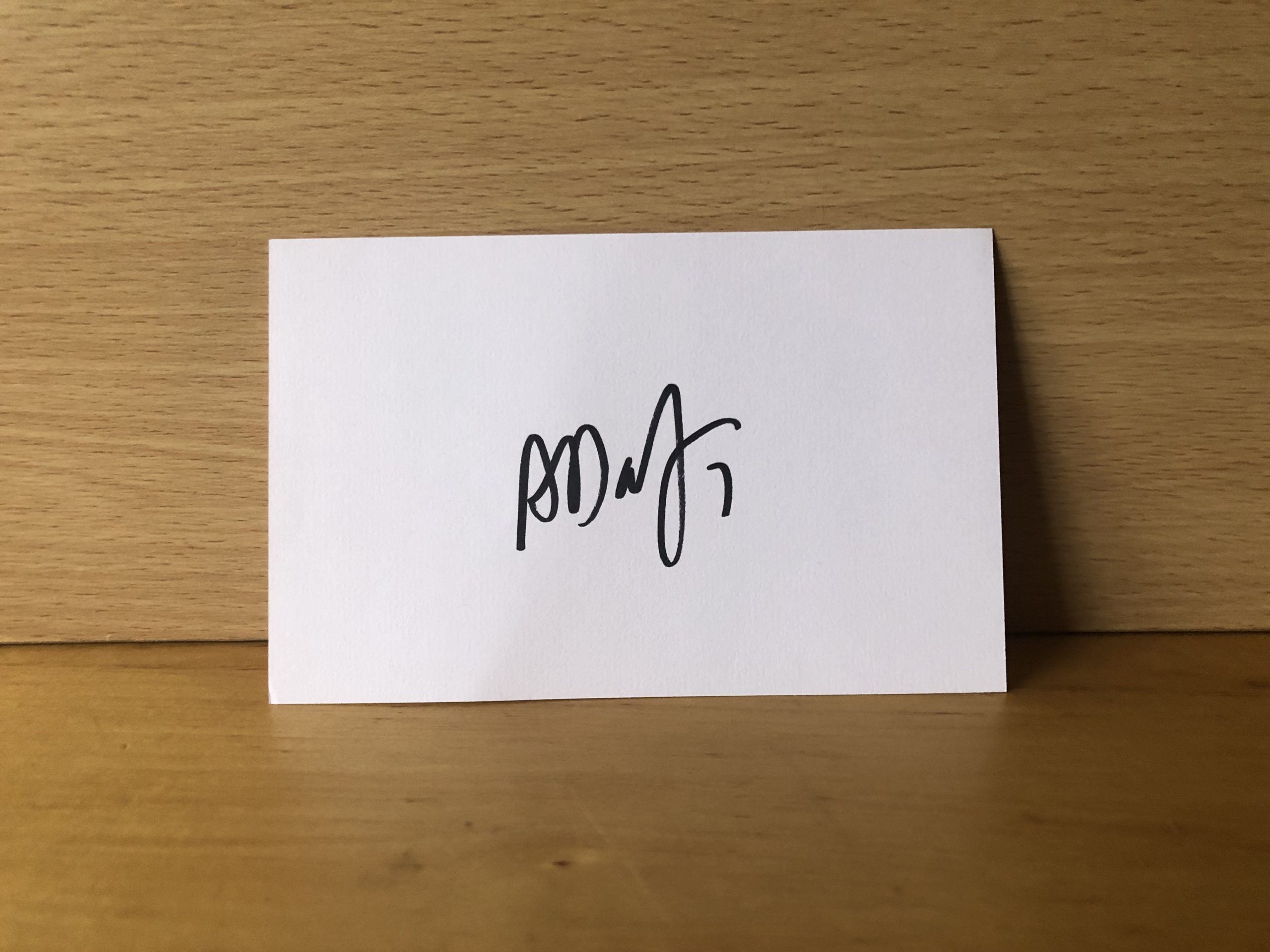 Abby Dahlkemper Signed White Card