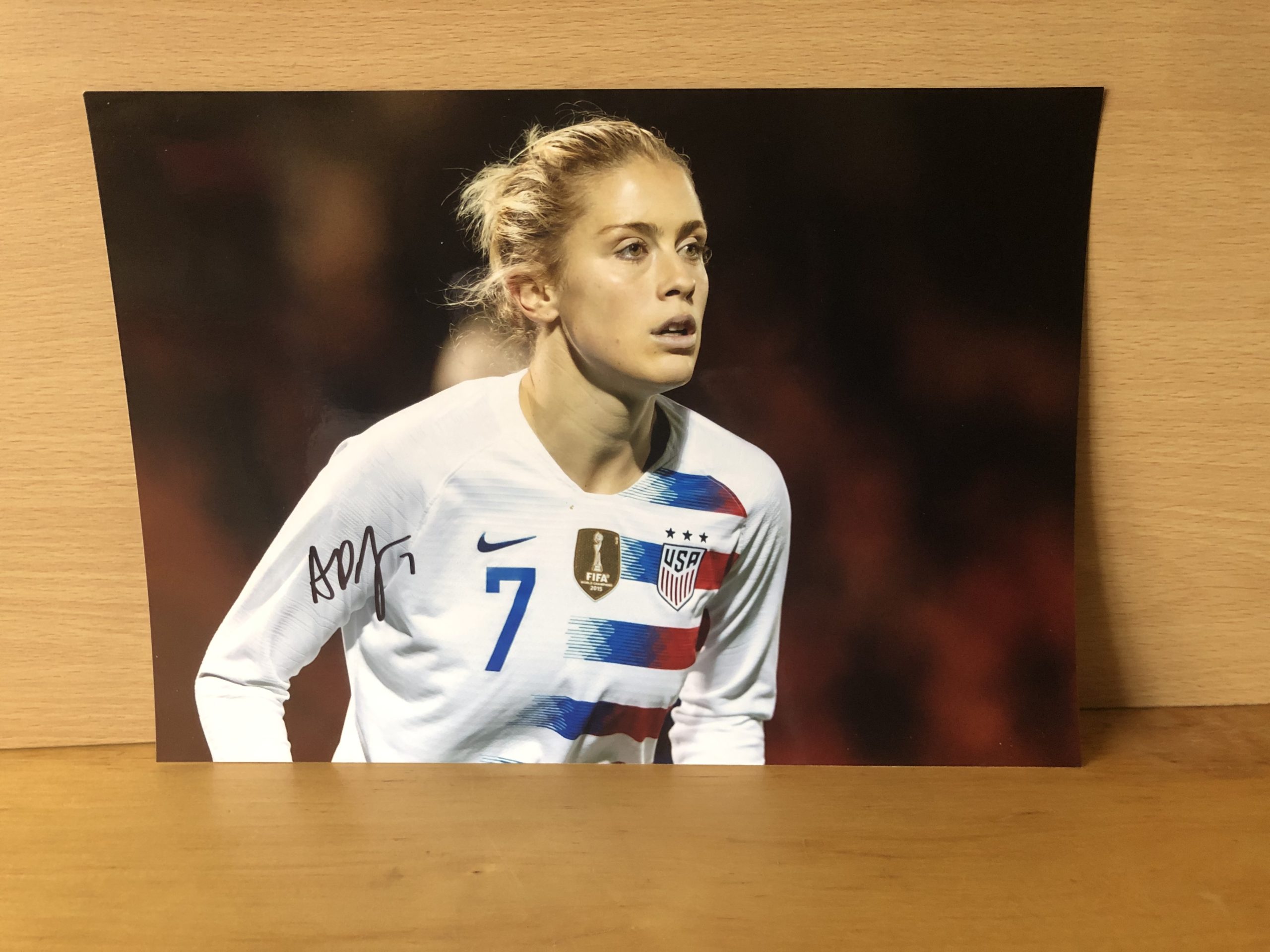 Abby Dahlkemper Signed A4 Colour Photo