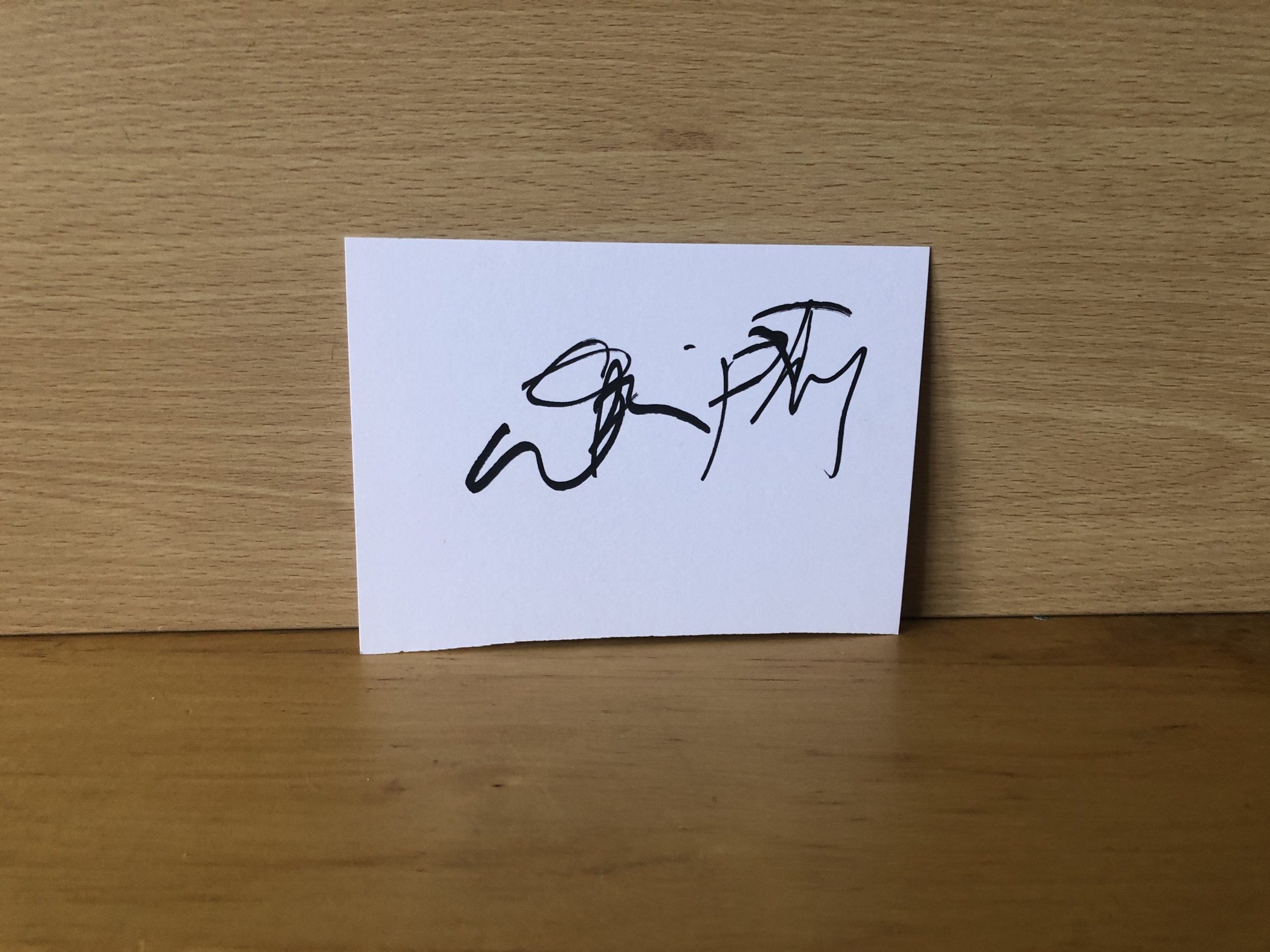 Lori Petty Signed White Card