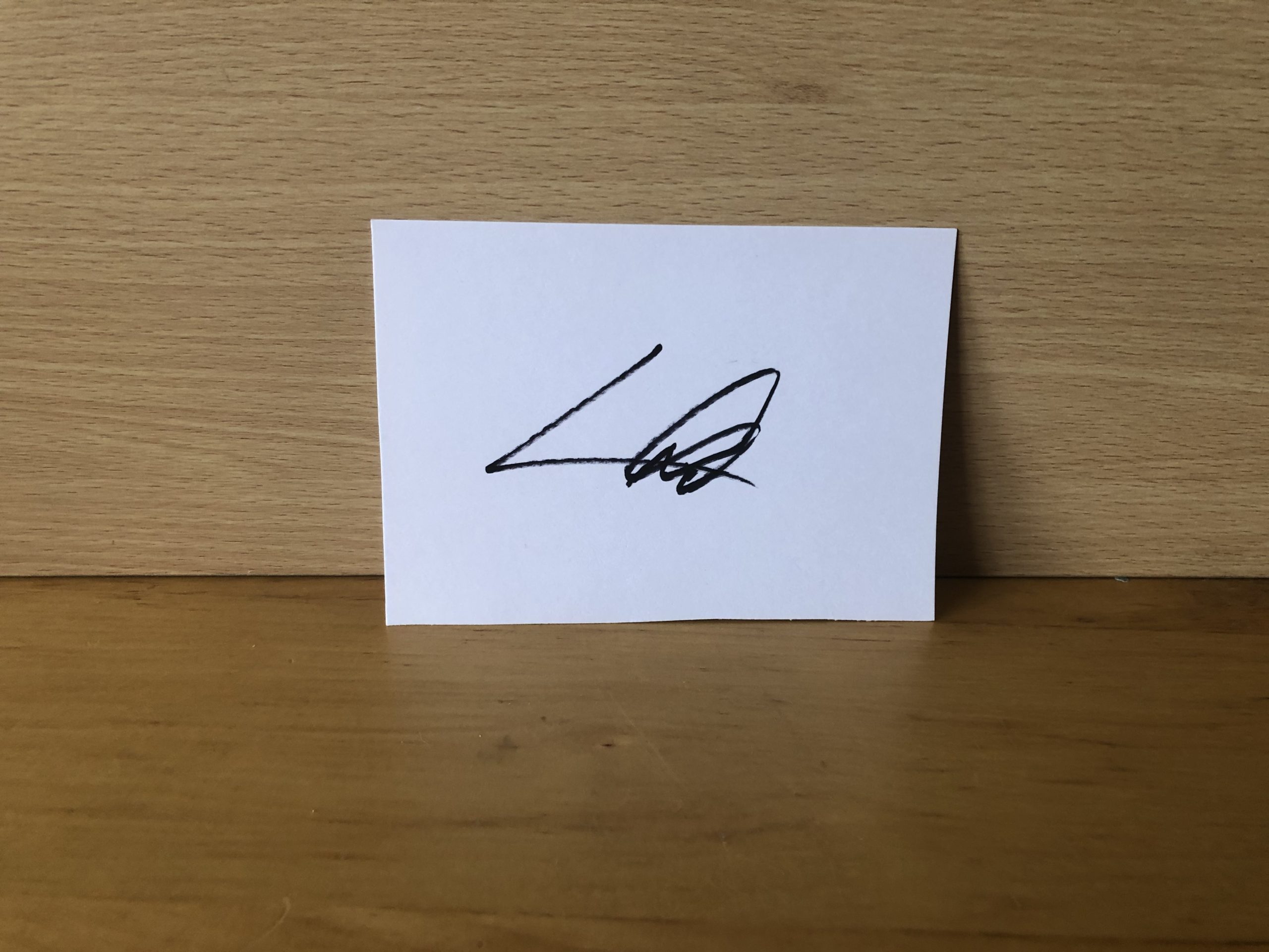 Cuba Gooding Jr. Signed White Card