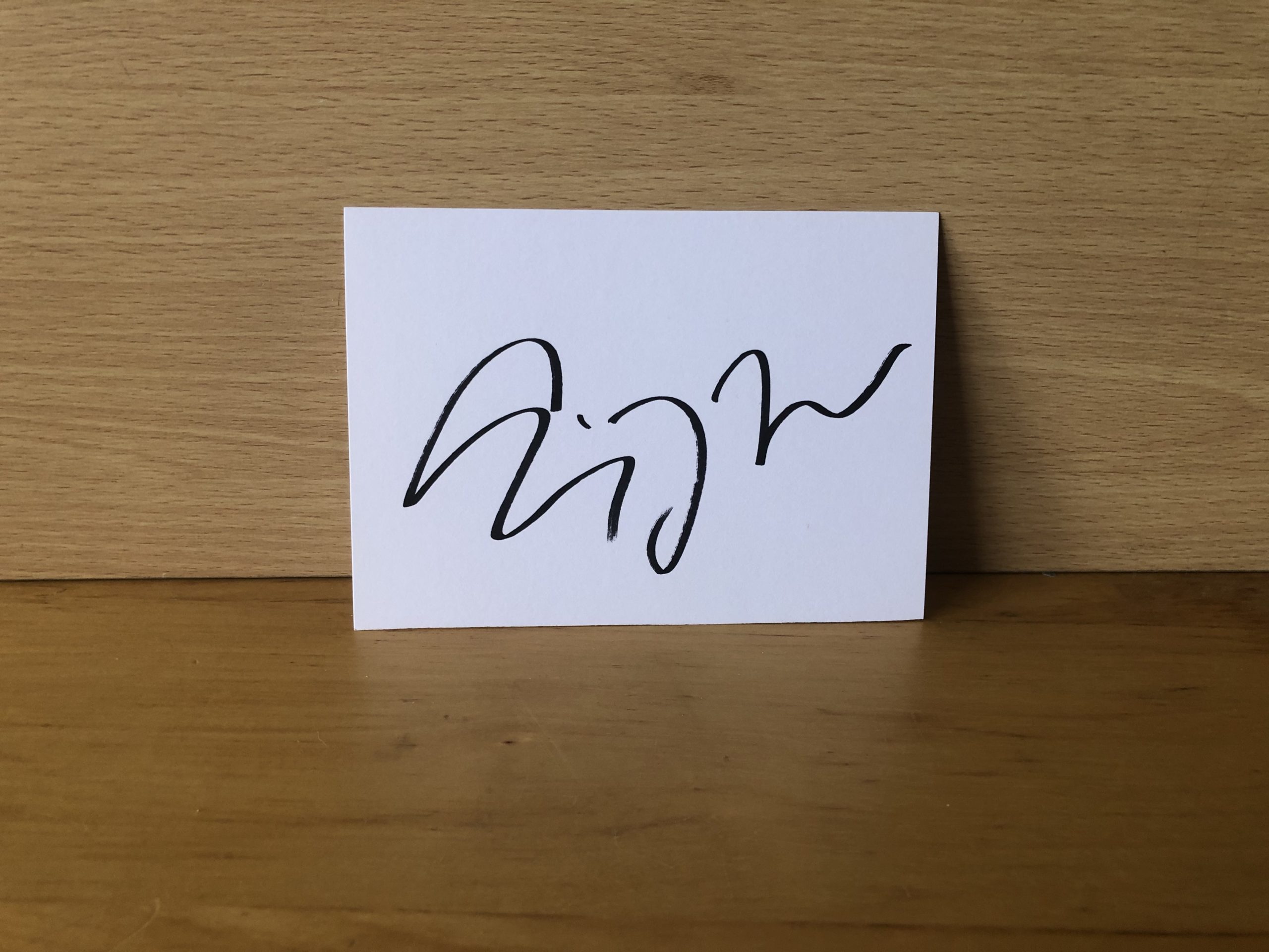 Sigourney Weaver Signed White Card