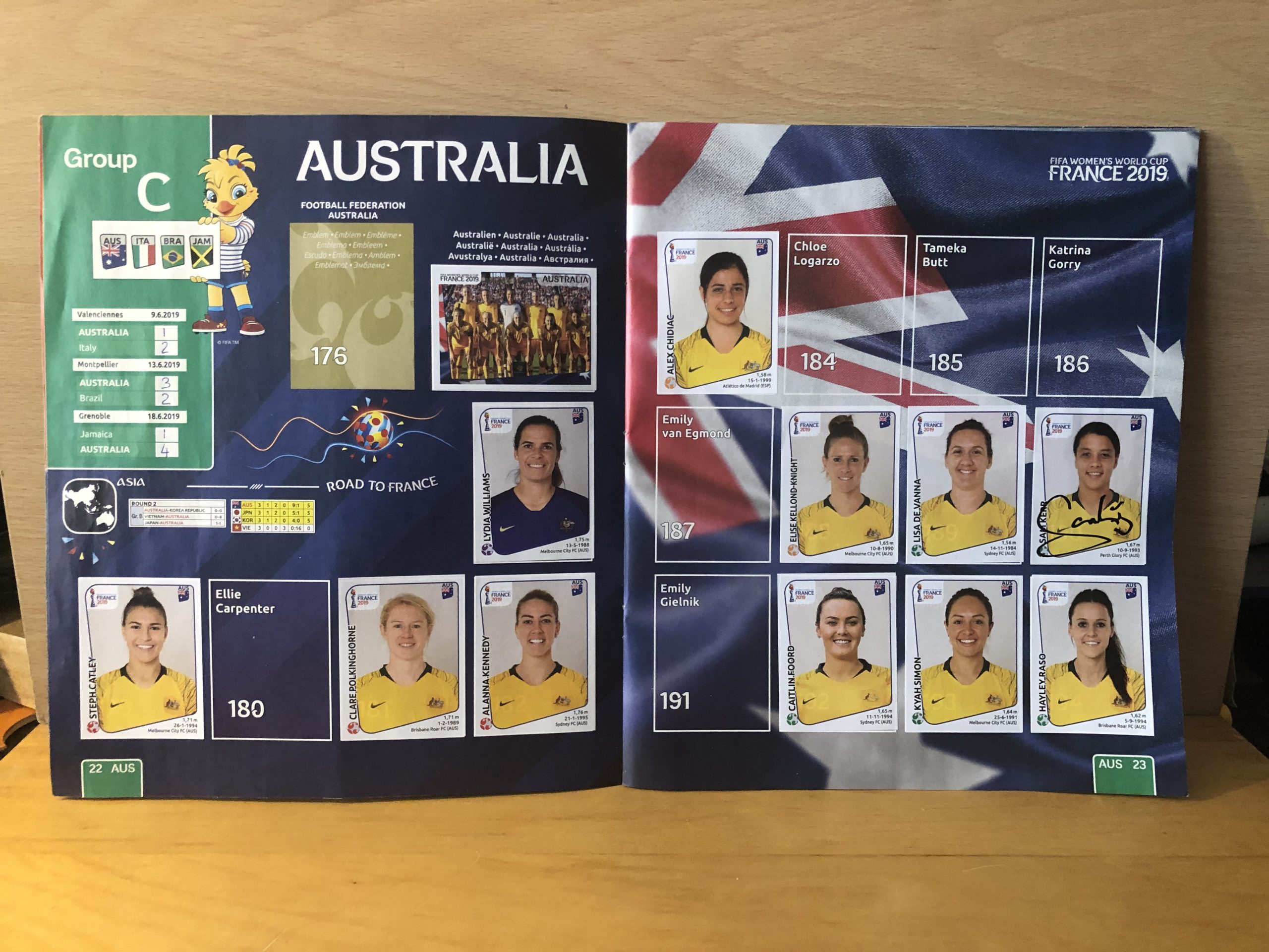 Sam Kerr Signed Sticker Sam Kerr Signed Sticker