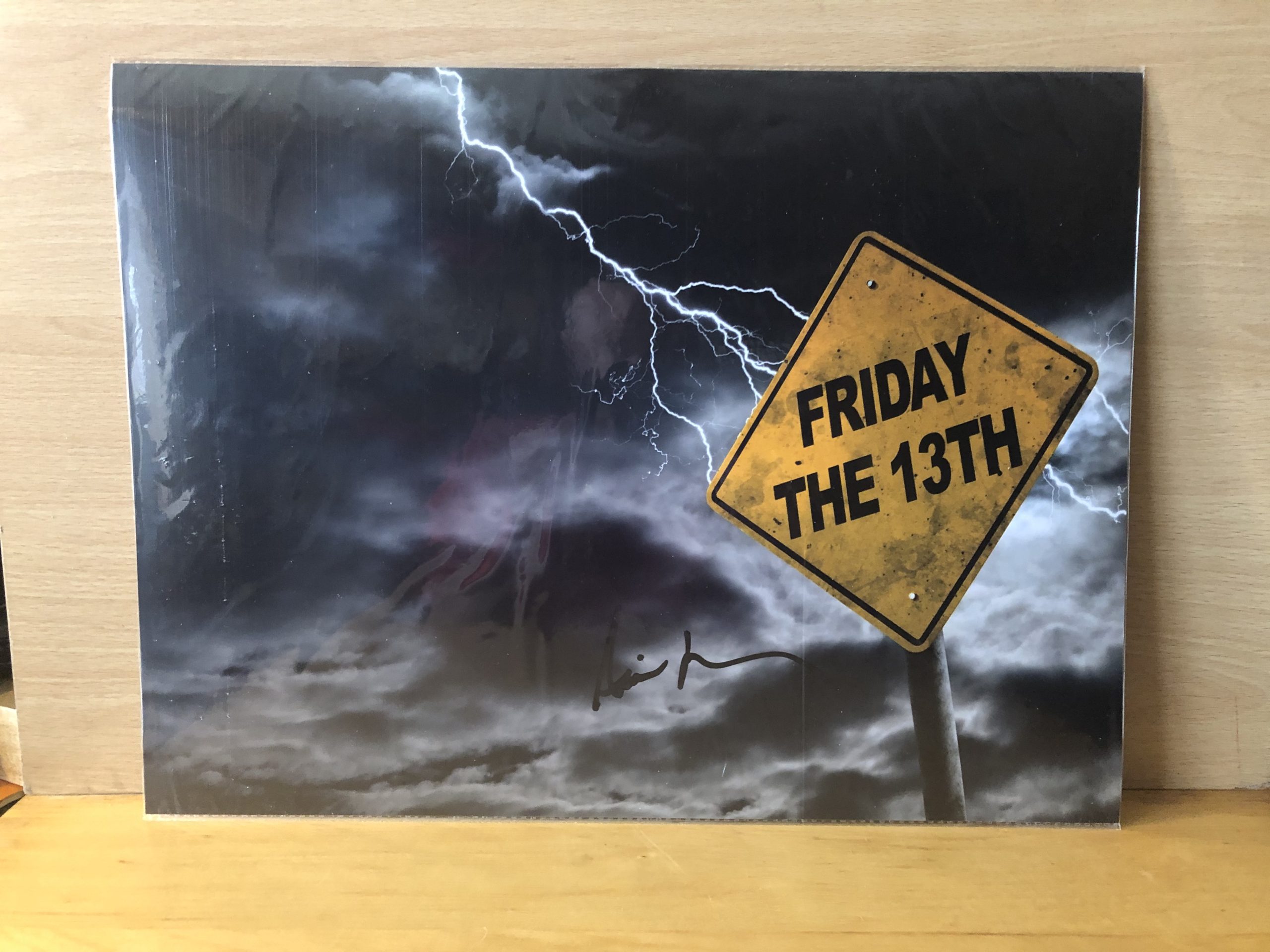 Ari Lehman Signed A3 Colour Image Ari Lehman Signed A3 Colour Image