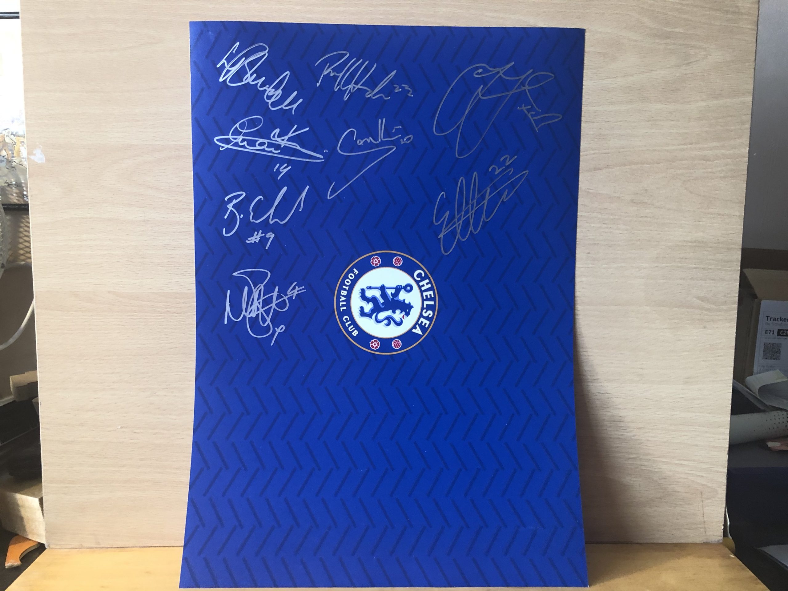 Chelsea Women Football Team 2020/21 Multi Signed Colour Image Chelsea Women Football Team 2020/21 Multi Signed Colour Image