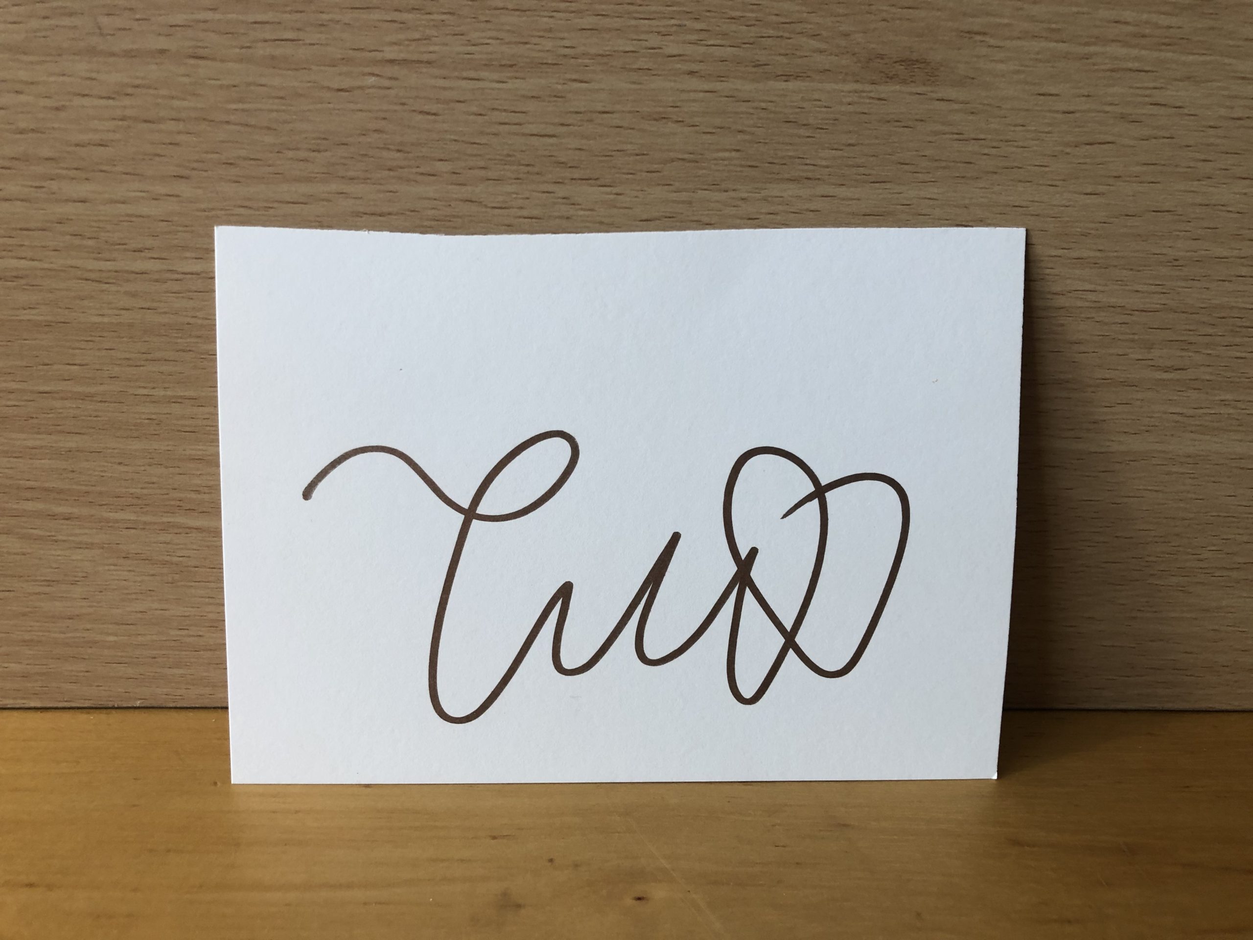 James Bay Signed White Card James Bay Signed White Card