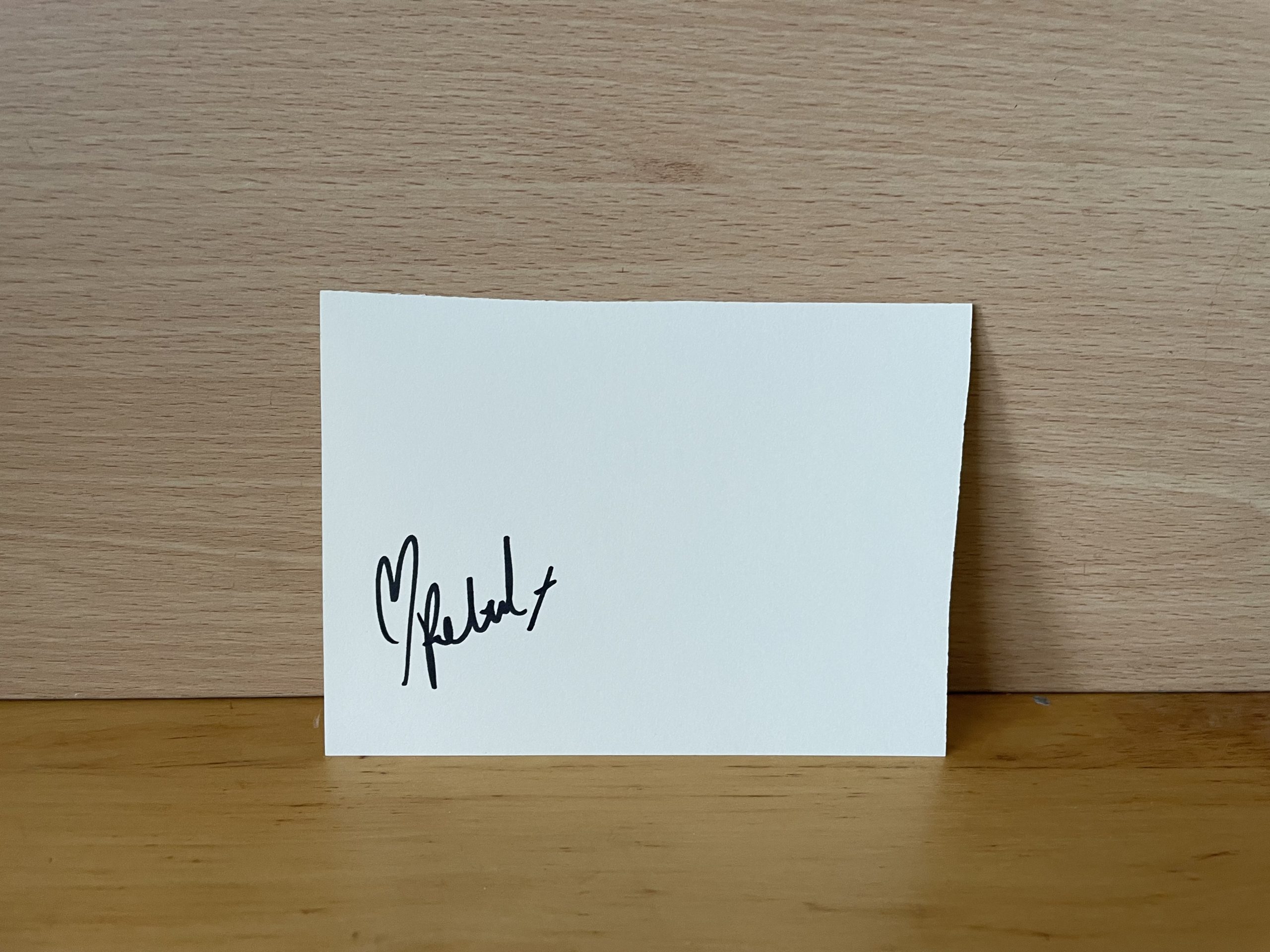 Rebel Wilson Signed White Card Rebel Wilson Signed White Card