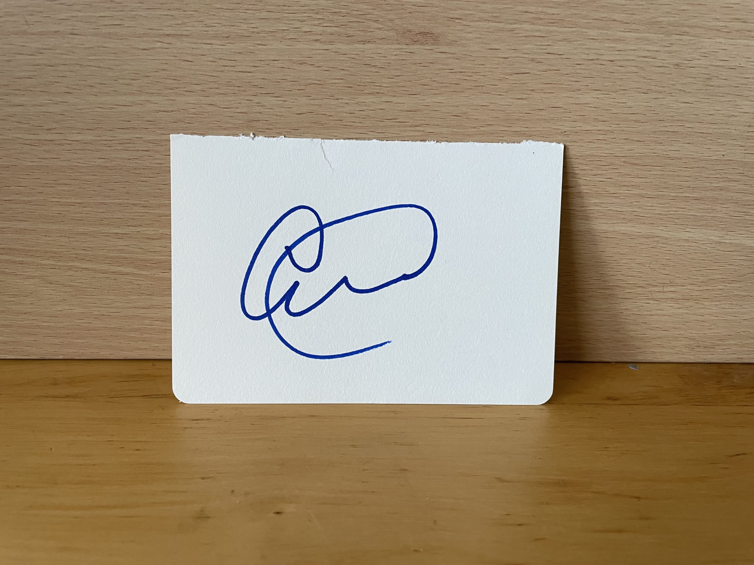 Amy Adams Signed White Card Amy Adams Signed White Card