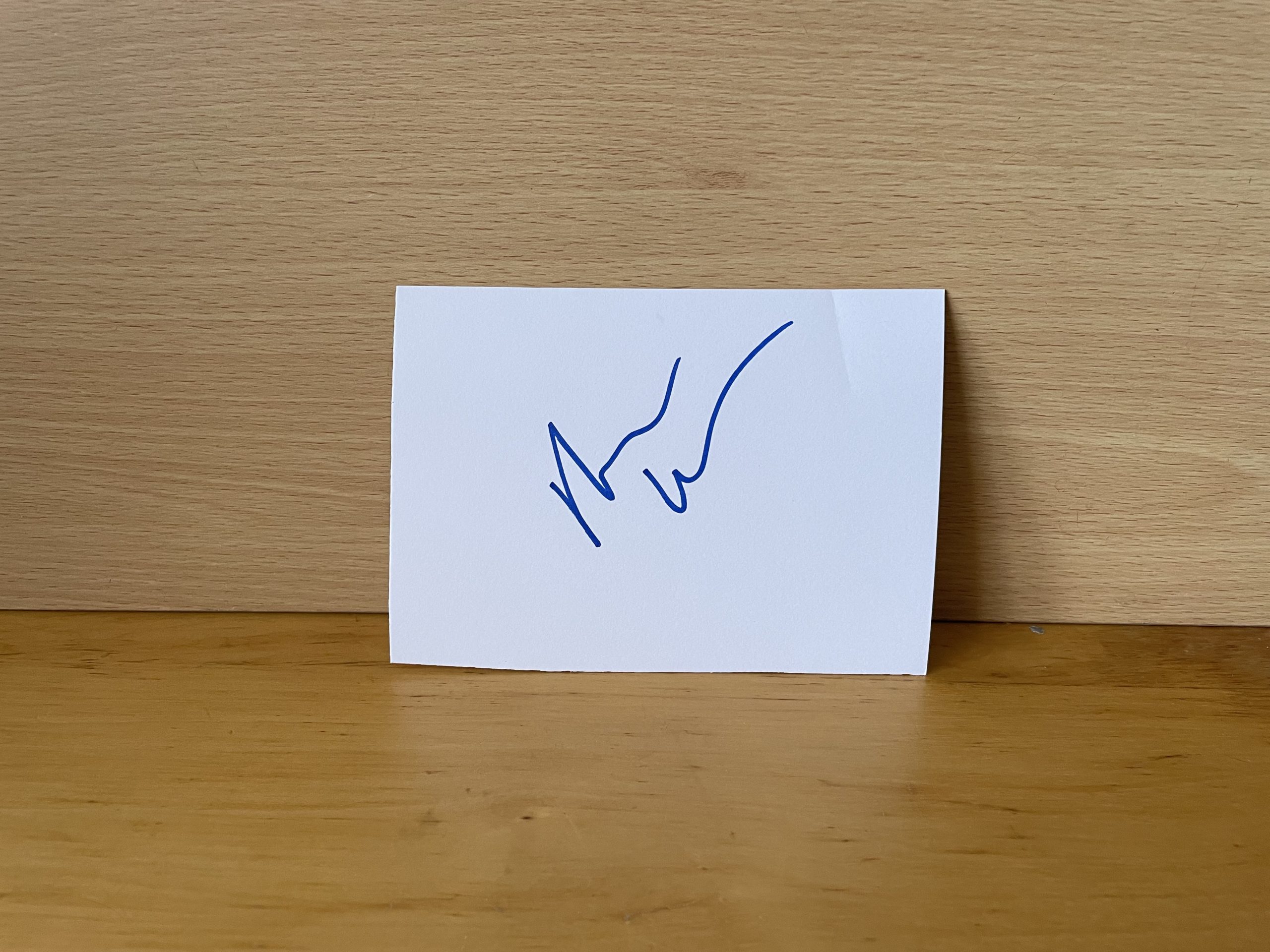 Rachel Weisz Signed White Card Rachel Weisz Signed White Card