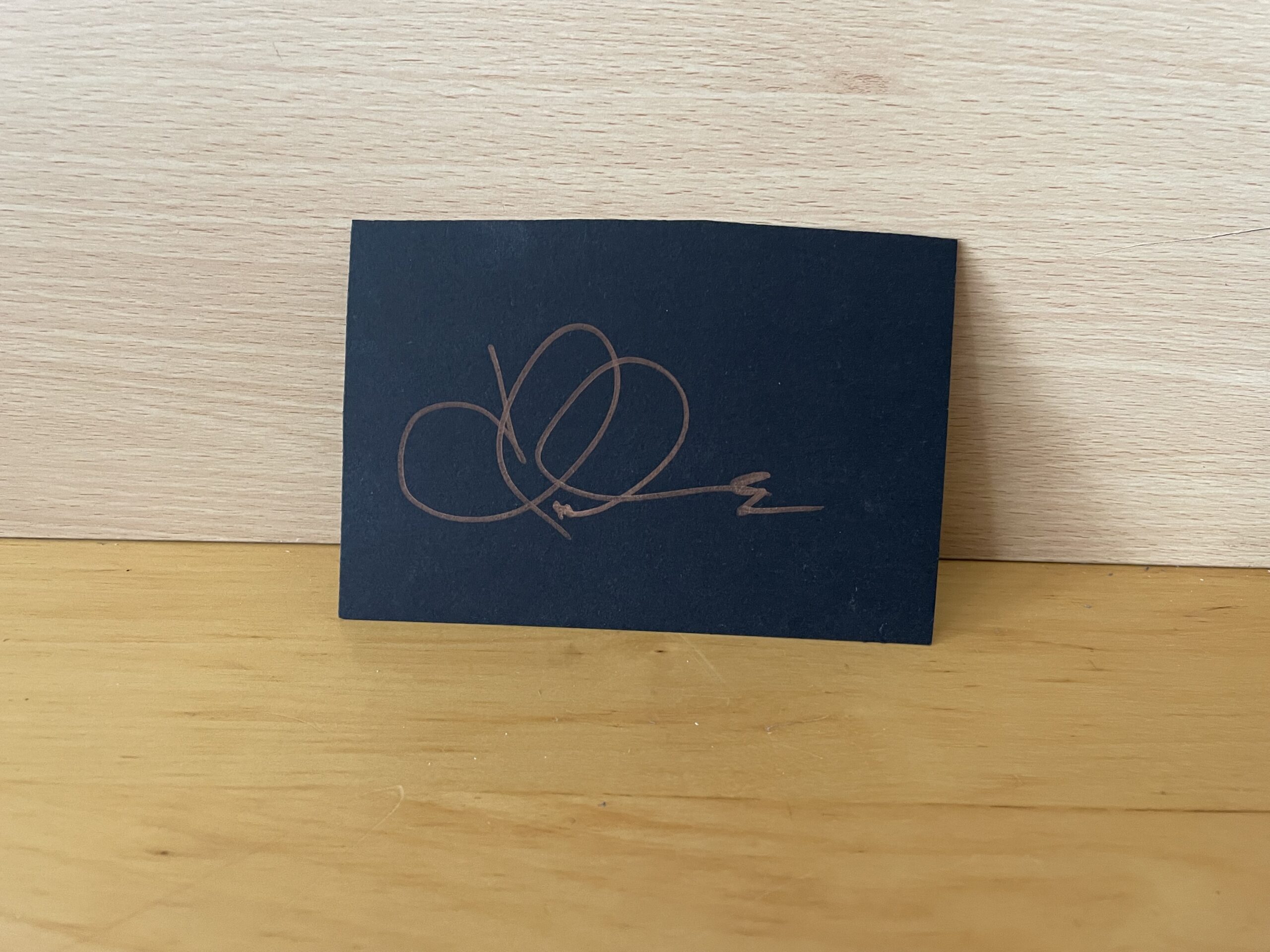Halle Berry Signed White Card Halle Berry Signed White Card