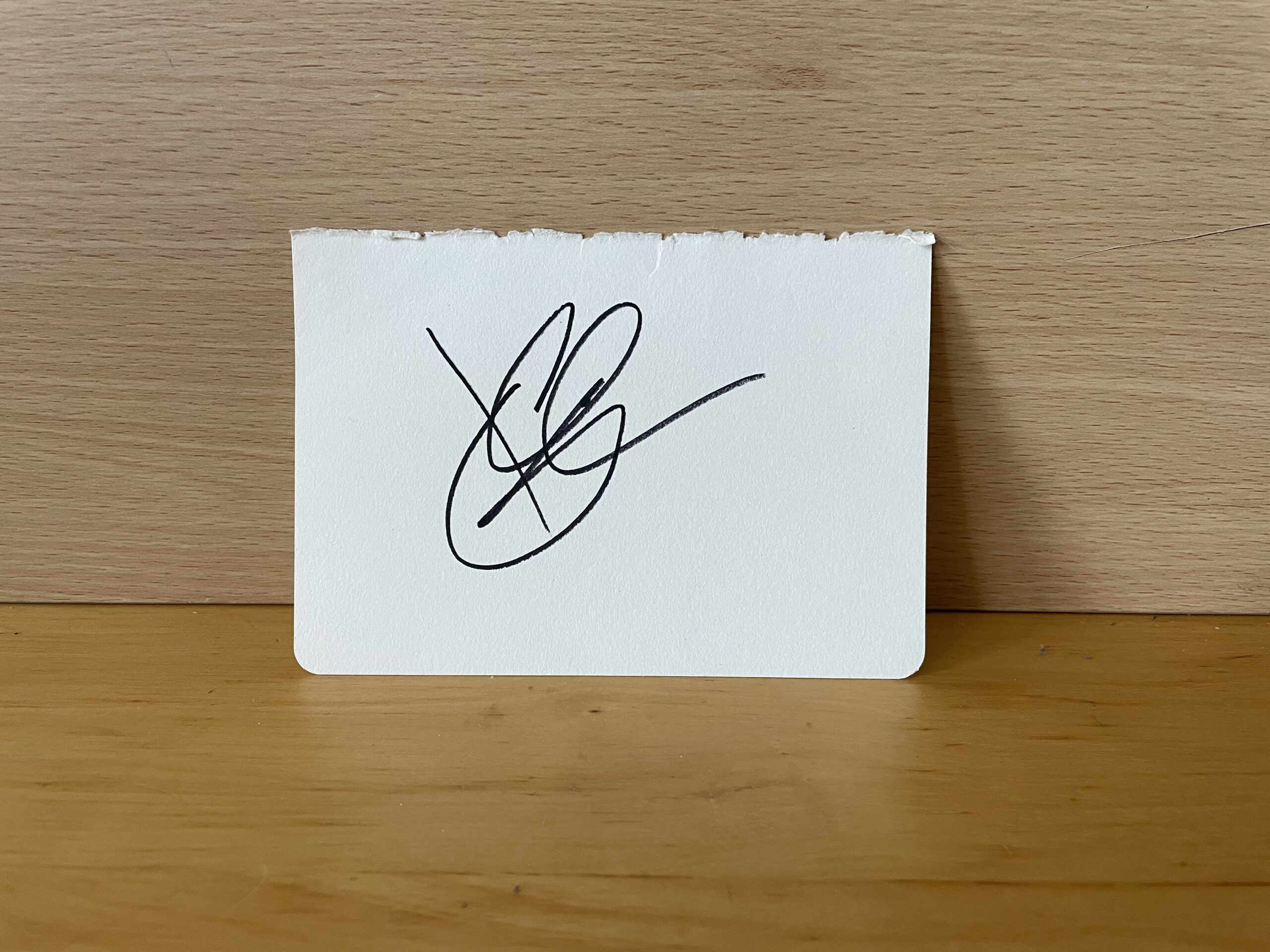 John Goodman Signed White Card John Goodman Signed White Card