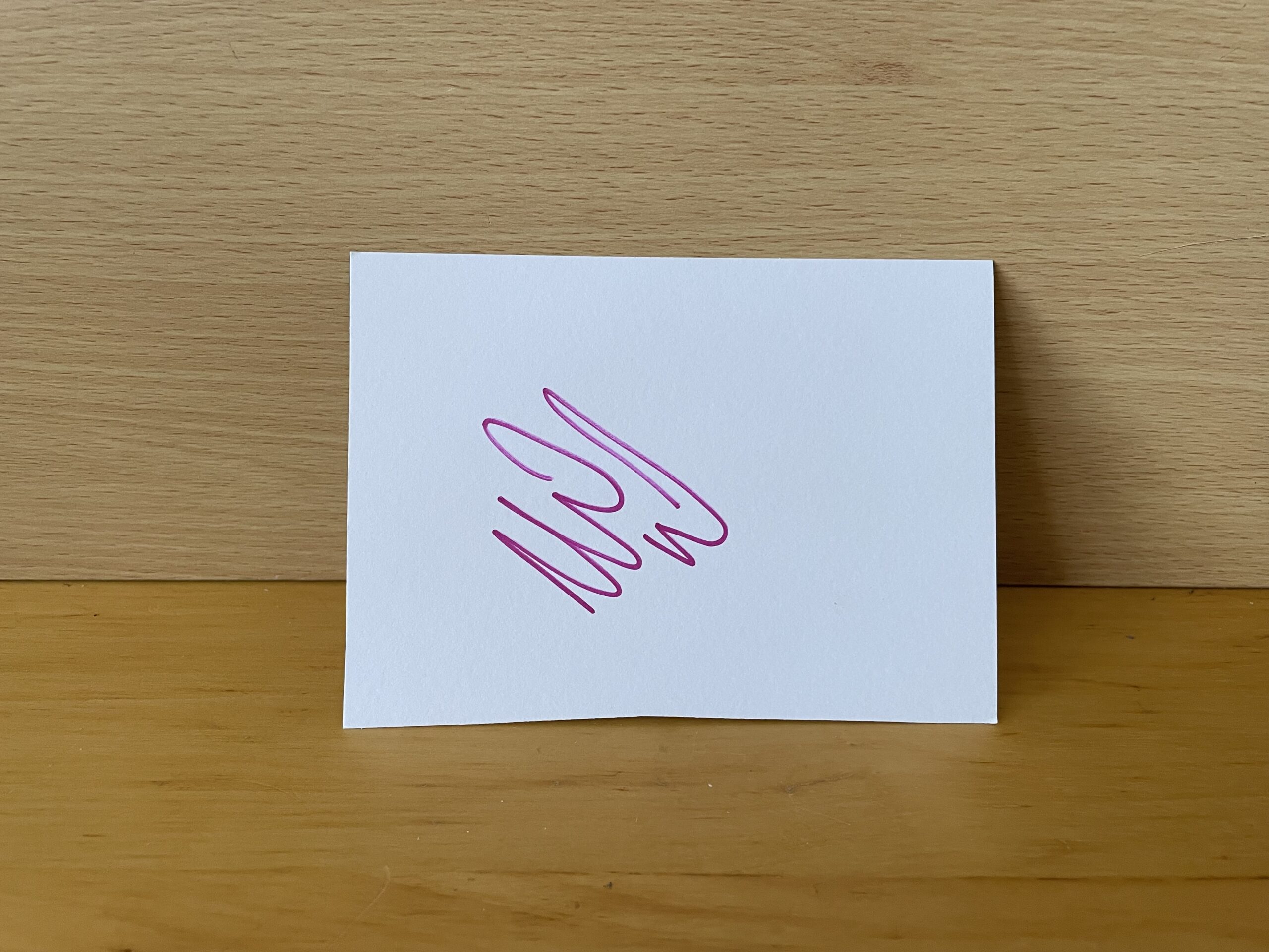 Mark Wright Signed White Card Mark Wright Signed White Card