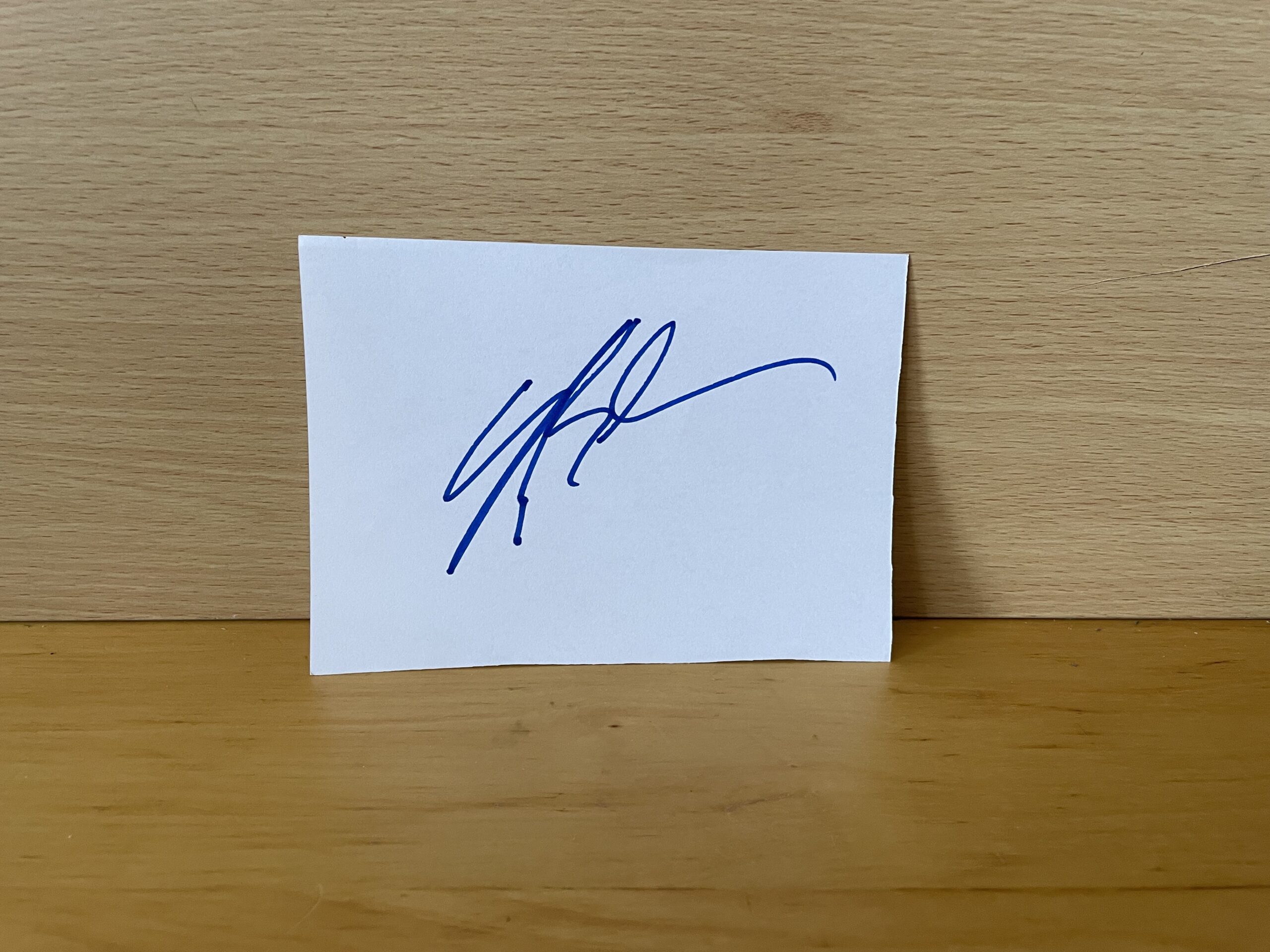 Selma Blair Signed White Card Selma Blair Signed White Card
