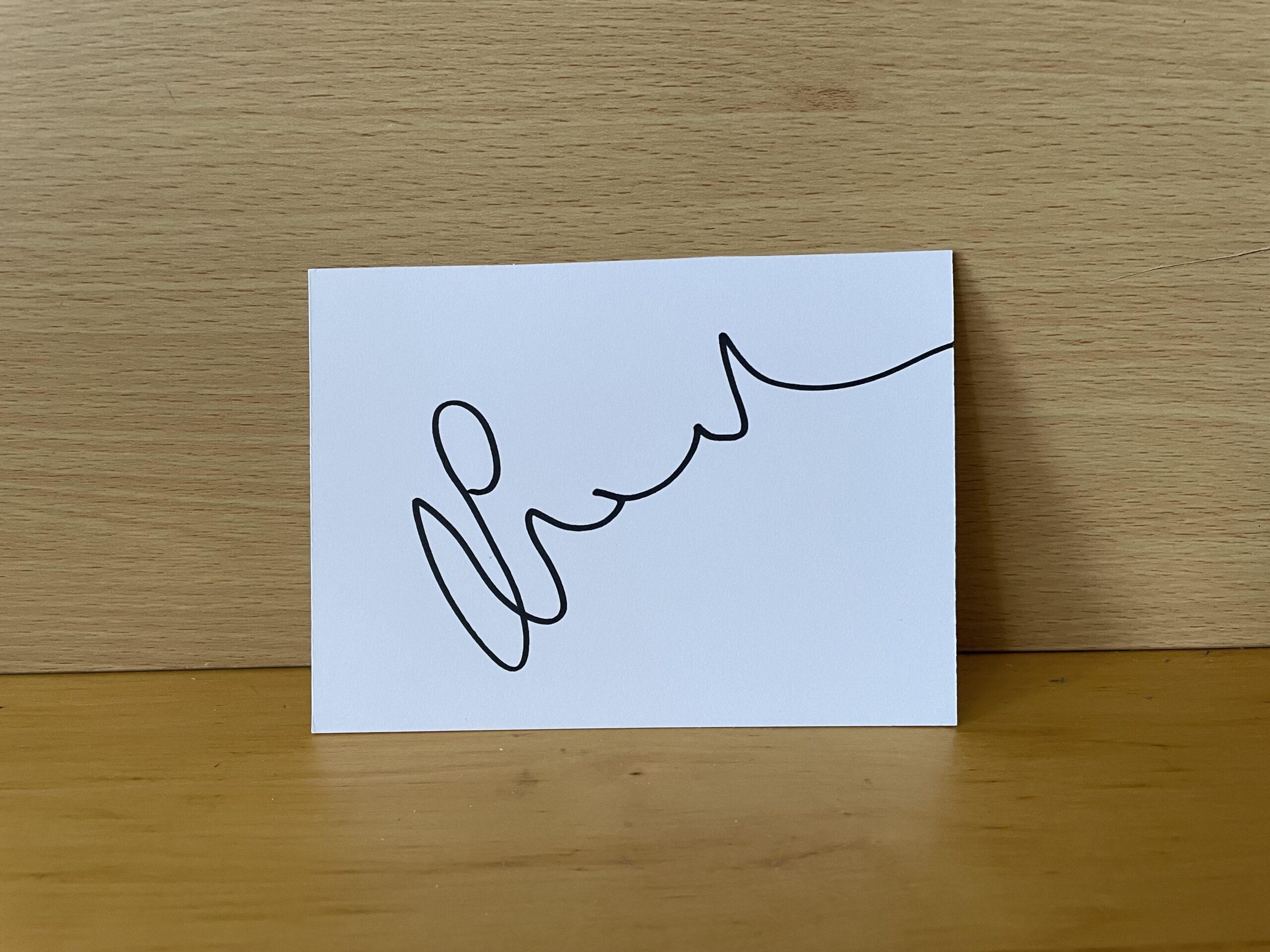 Sienna Miller Signed White Card Sienna Miller Signed White Card