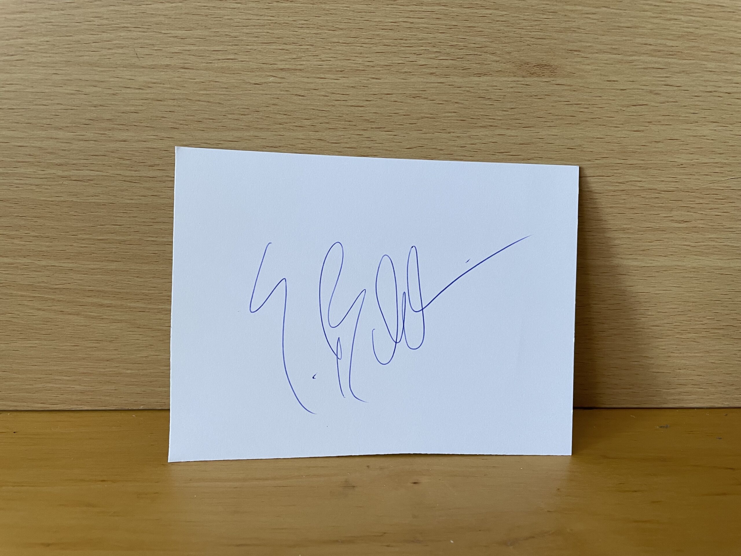 Stephen Baldwin Signed White Card Stephen Baldwin Signed White Card