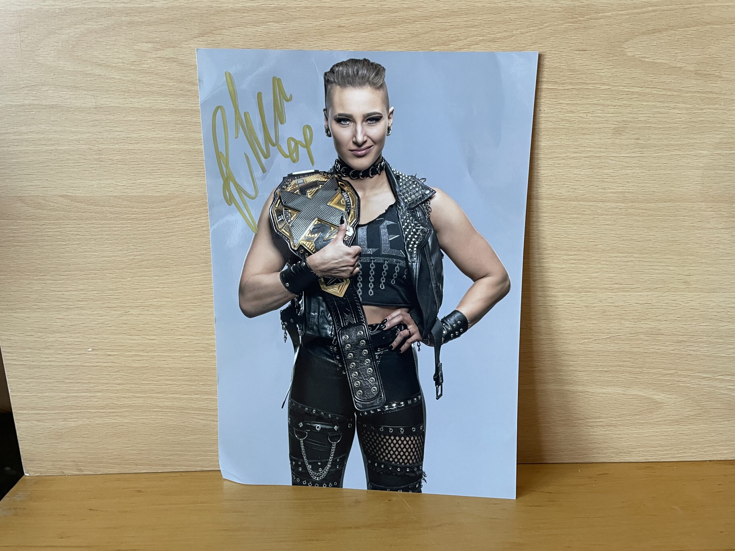 Rhea Ripley Signed Signed A4 Colour Image