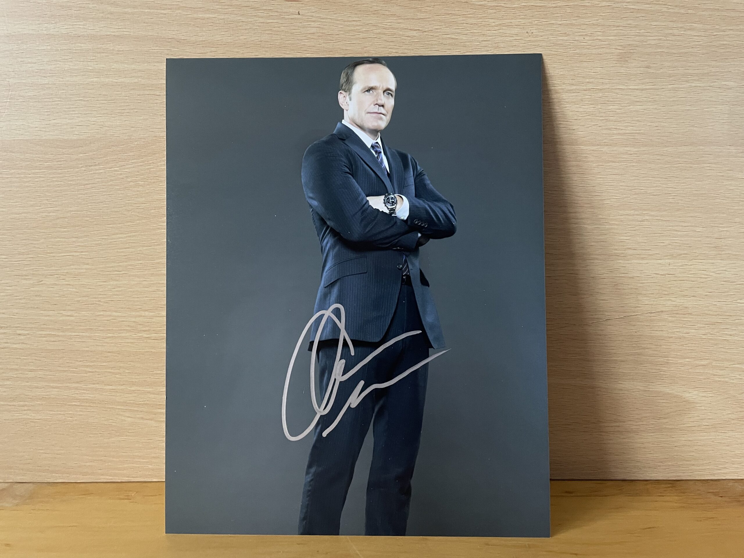 Clark Gregg Signed Colour Photo