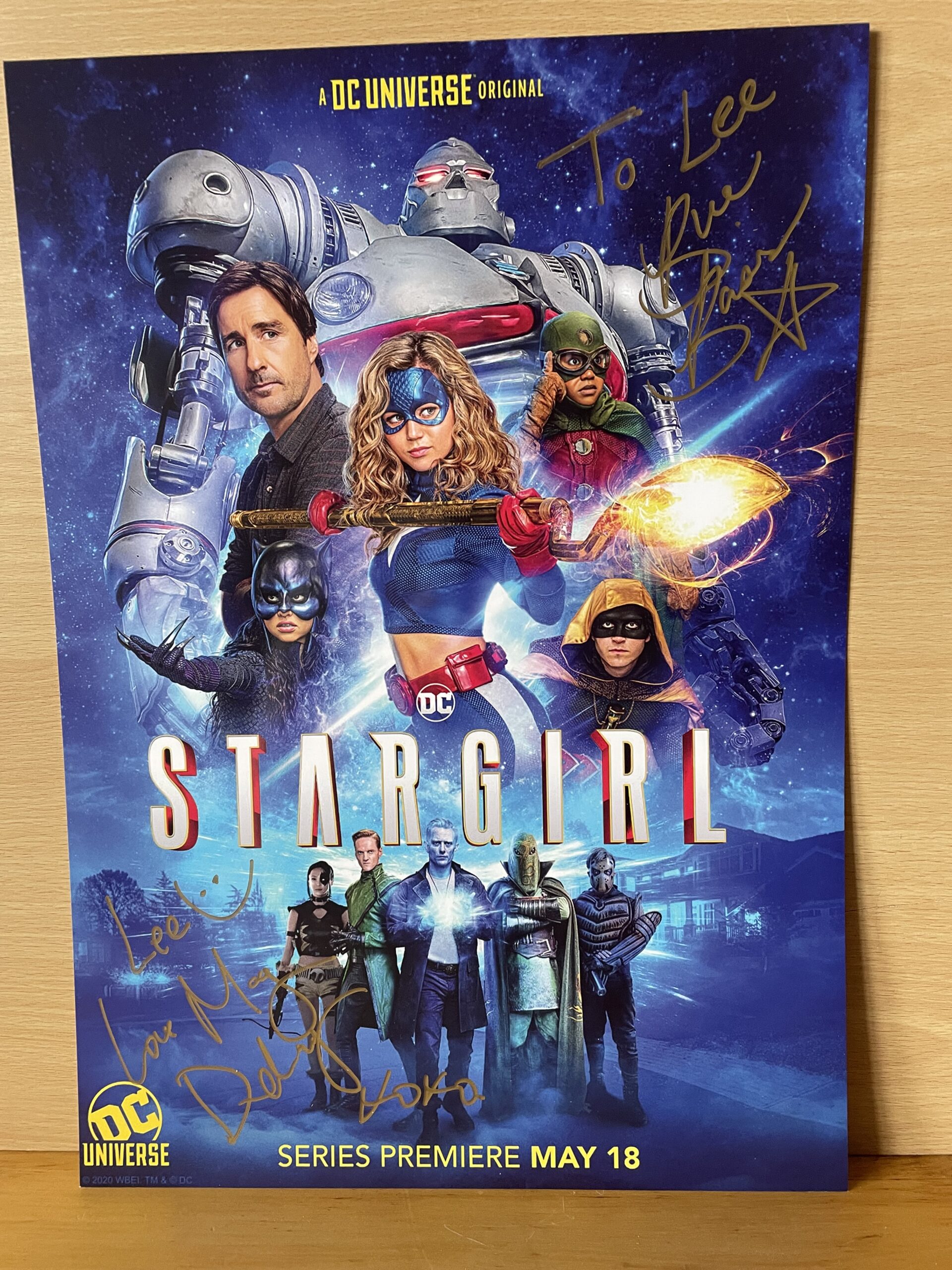 Brec Bassinger and Meg DeLacy Signed A3 Colour Picture